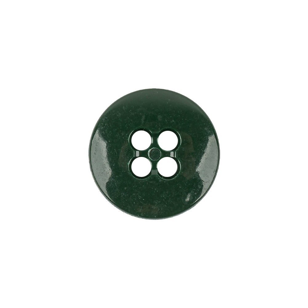 Hunter Green Low Convex 4-Hole Plastic Button - 27L/17mm - Joann Fabrics