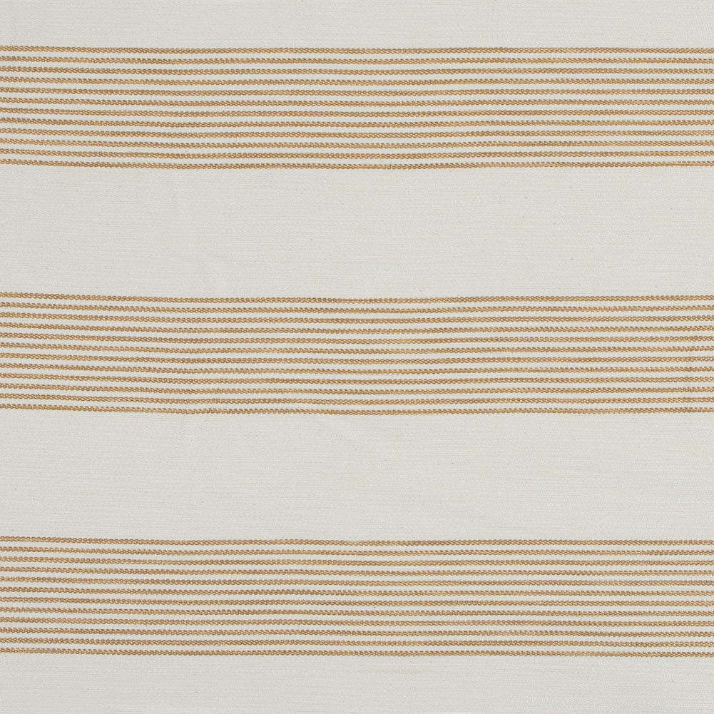 Derek Lam Natural and Straw Striped Cotton Blend - Joann Fabrics