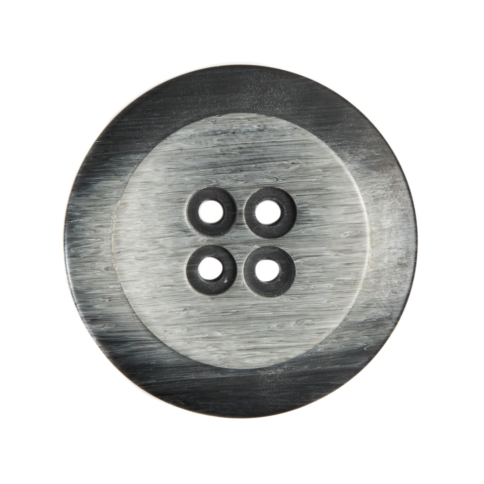 Italian Gray Plastic Button - 44L/28mm - Joann Fabrics