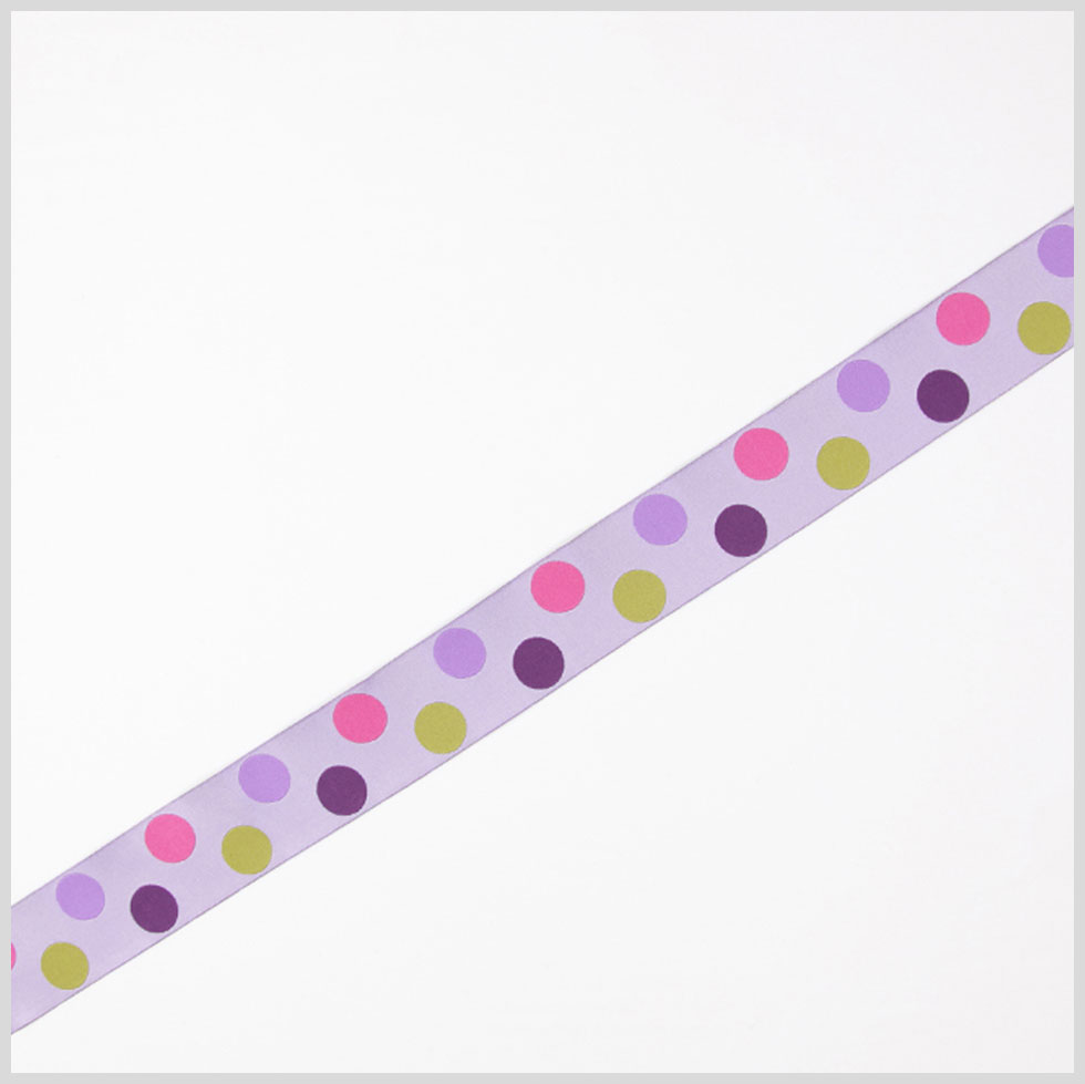 Lavender/Purple/Green French Jacquard Ribbon - Joann Fabrics