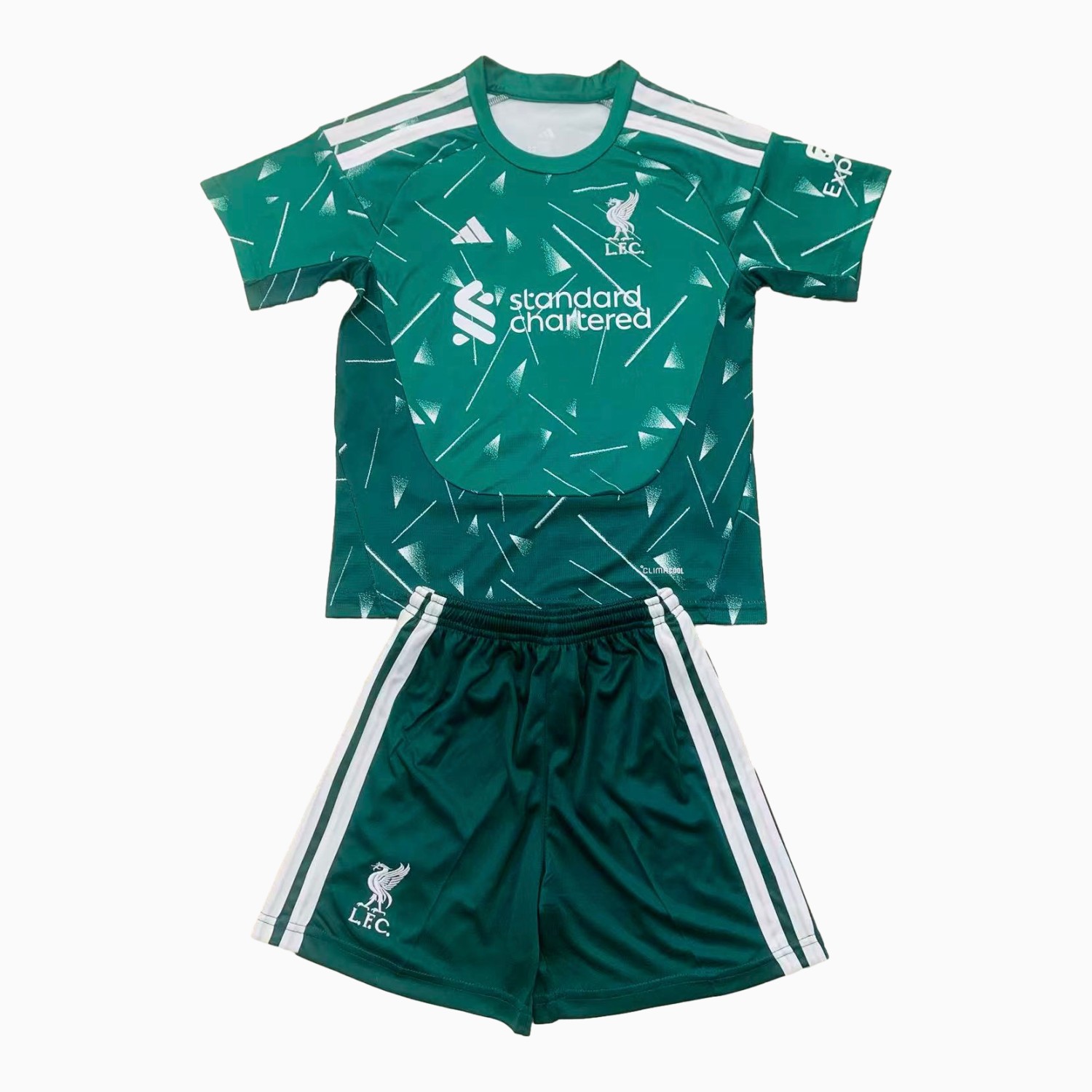 Liver.pool 26-27 Green Goalkeeper Men's Adult Jersey Set - Fans Version - UnitedFutballJersey