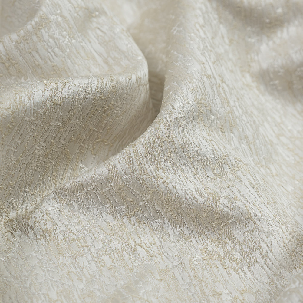 Satin-Face Jacquard - Champagne Crackle - British Imported - Joann Fabrics