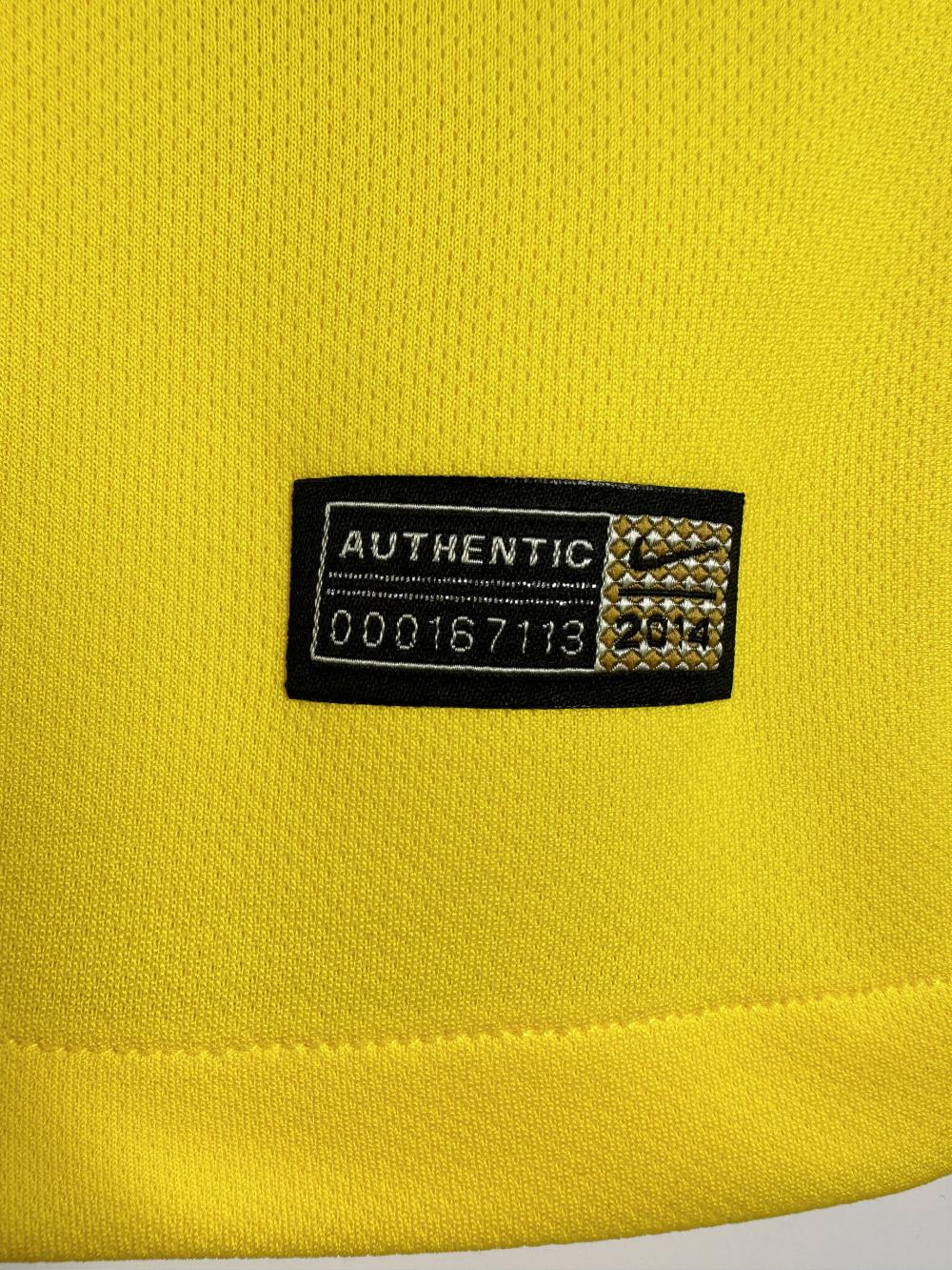 2014 Retro Brazil Home Soccer Jersey 1:1 Thai Quality
