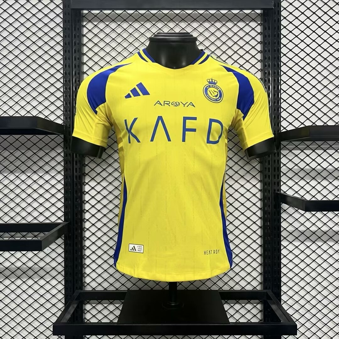 2024/2025 Player Version Al-Nassr Home Football Shirt 1:1 Thai Quality