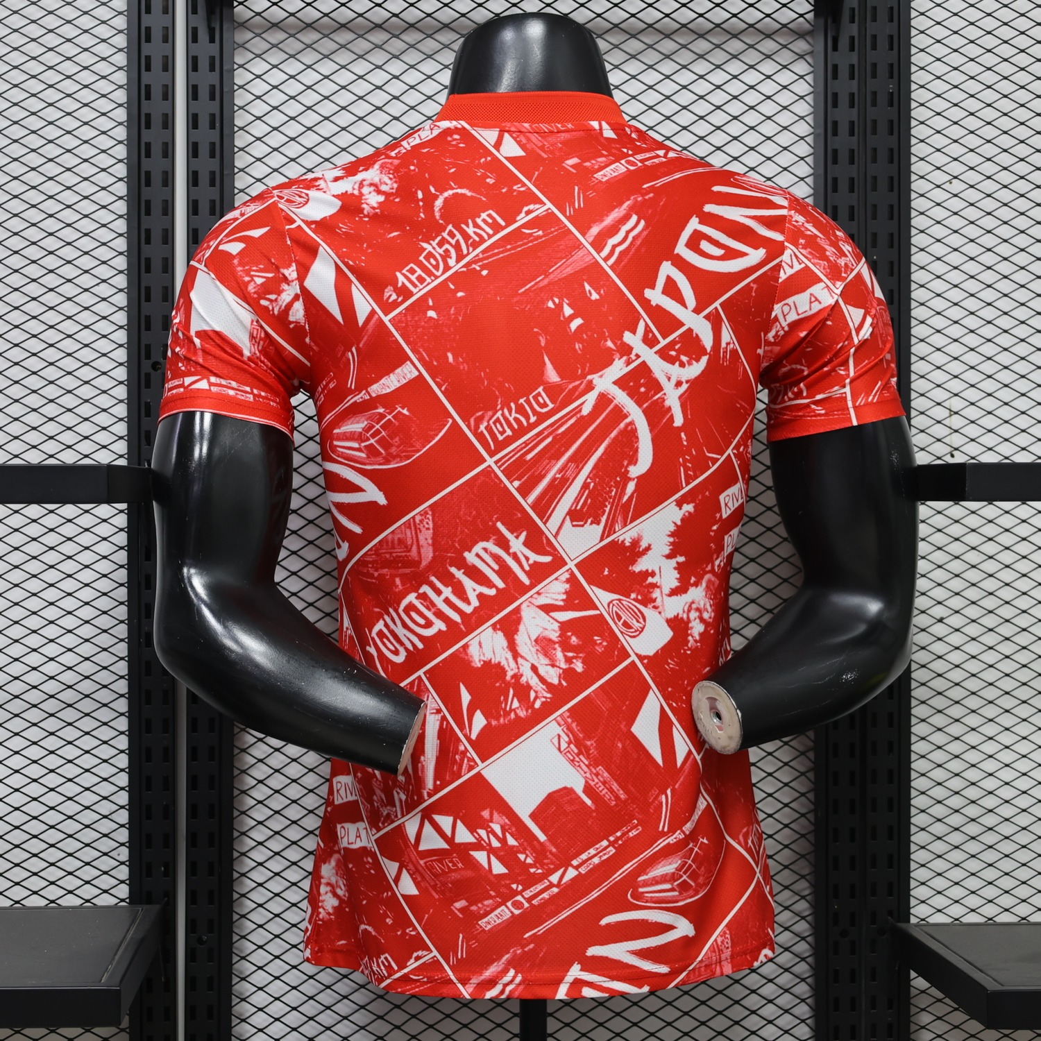 River Plate 26-27 Red Graphic Special Jersey - Player Version - UnitedFutballJersey