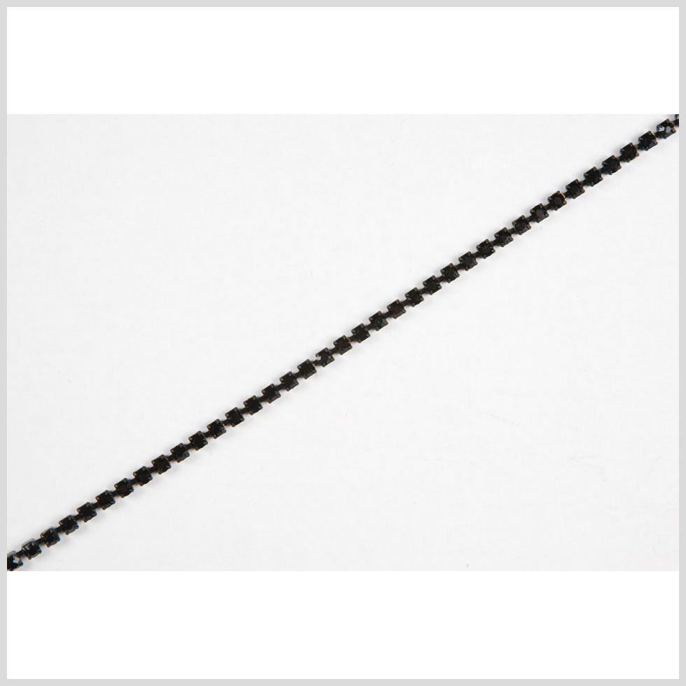 Jet Black Metal & Czech Rhinestone - Joann Fabrics