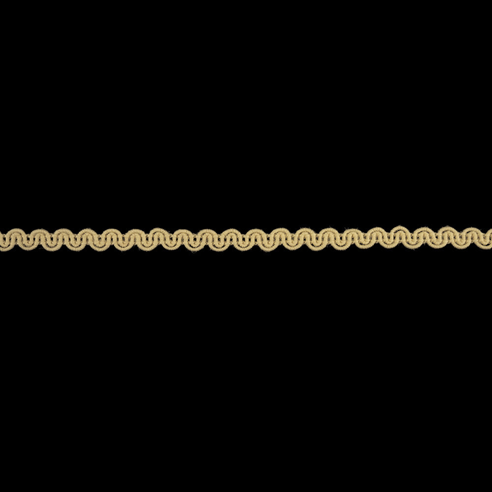 Natural Wavy Wool Gimp Braided Trim - 0.25