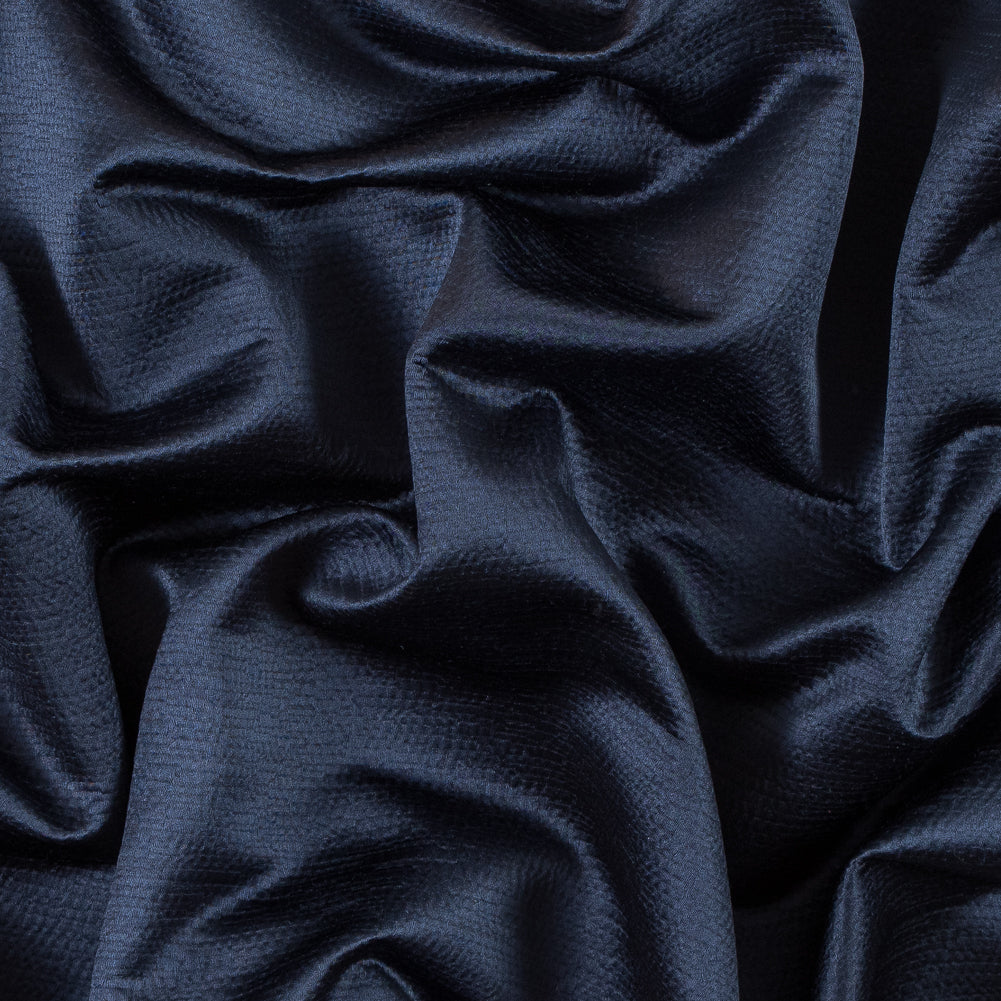 Luminous Textural Polyester Woven - Indigo - British Imported - Joann Fabrics
