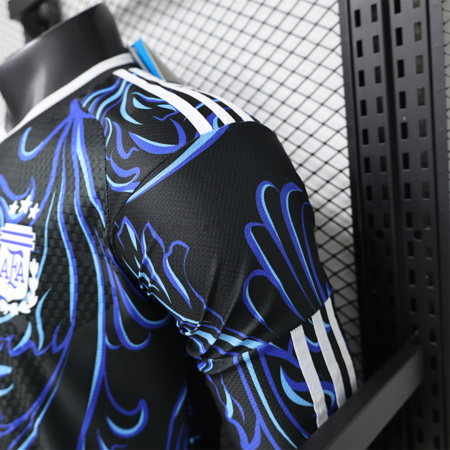 Argentina 2026 Away Deep Blue Long Sleeves Jersey - Player Version - UnitedFutballJersey