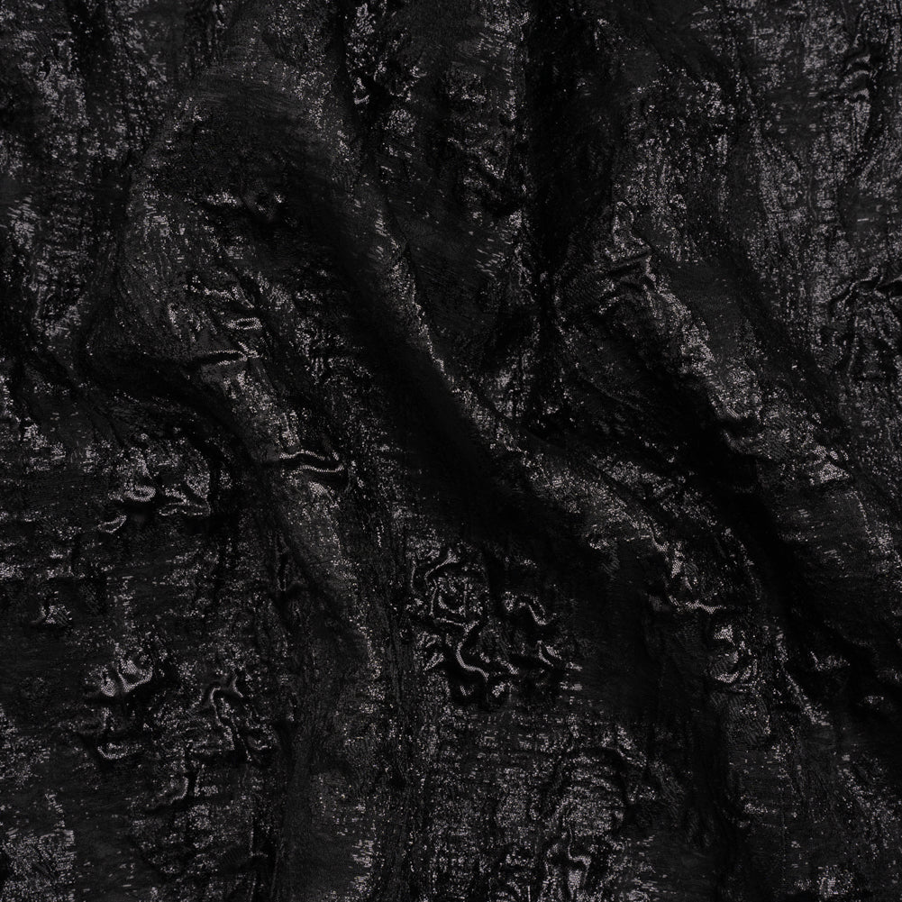 Metallic Black Abstract Luxury Brocade - Joann Fabrics