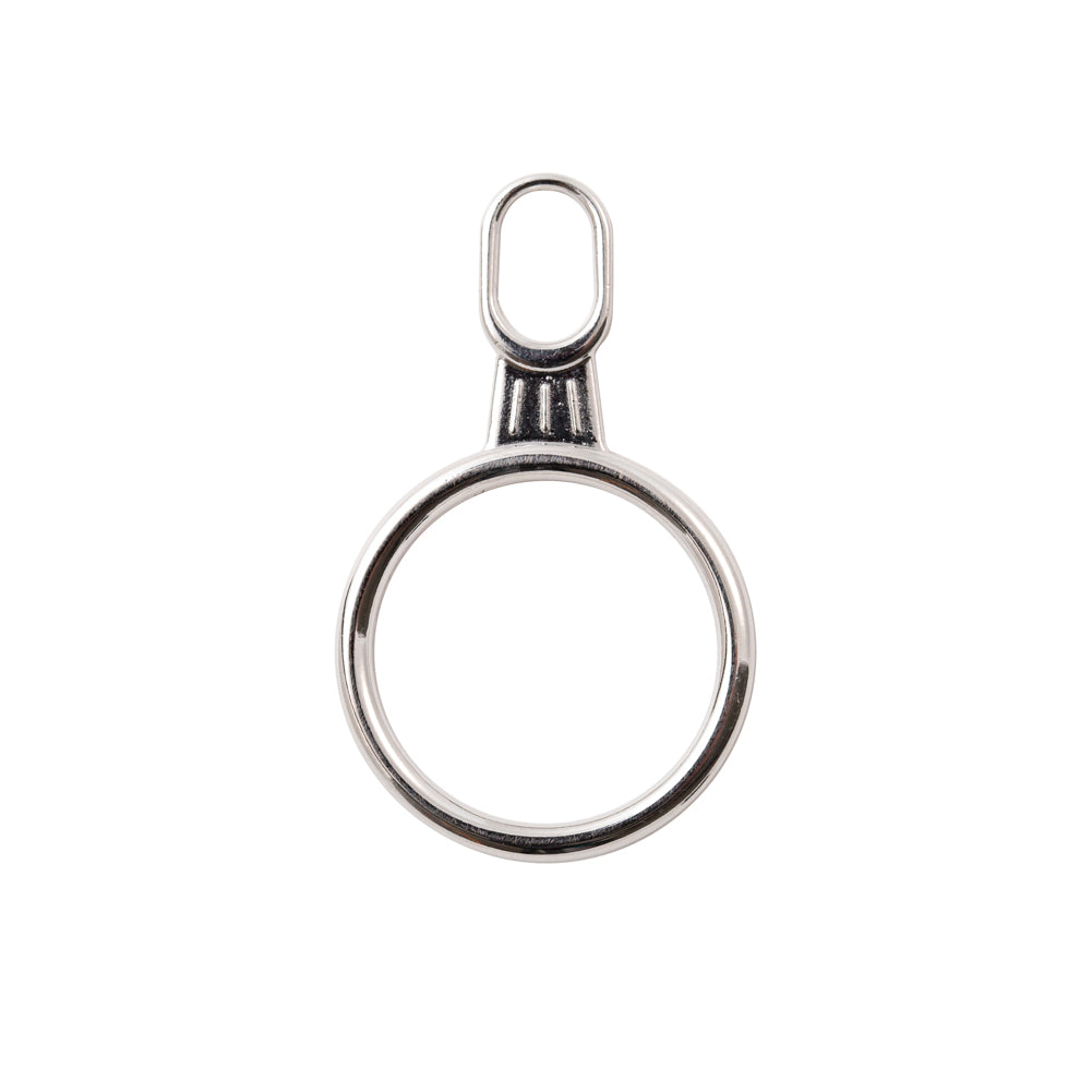 Mood Exclusive Italian Large Silver Round Metal Zipper Pull - Joann Fabrics