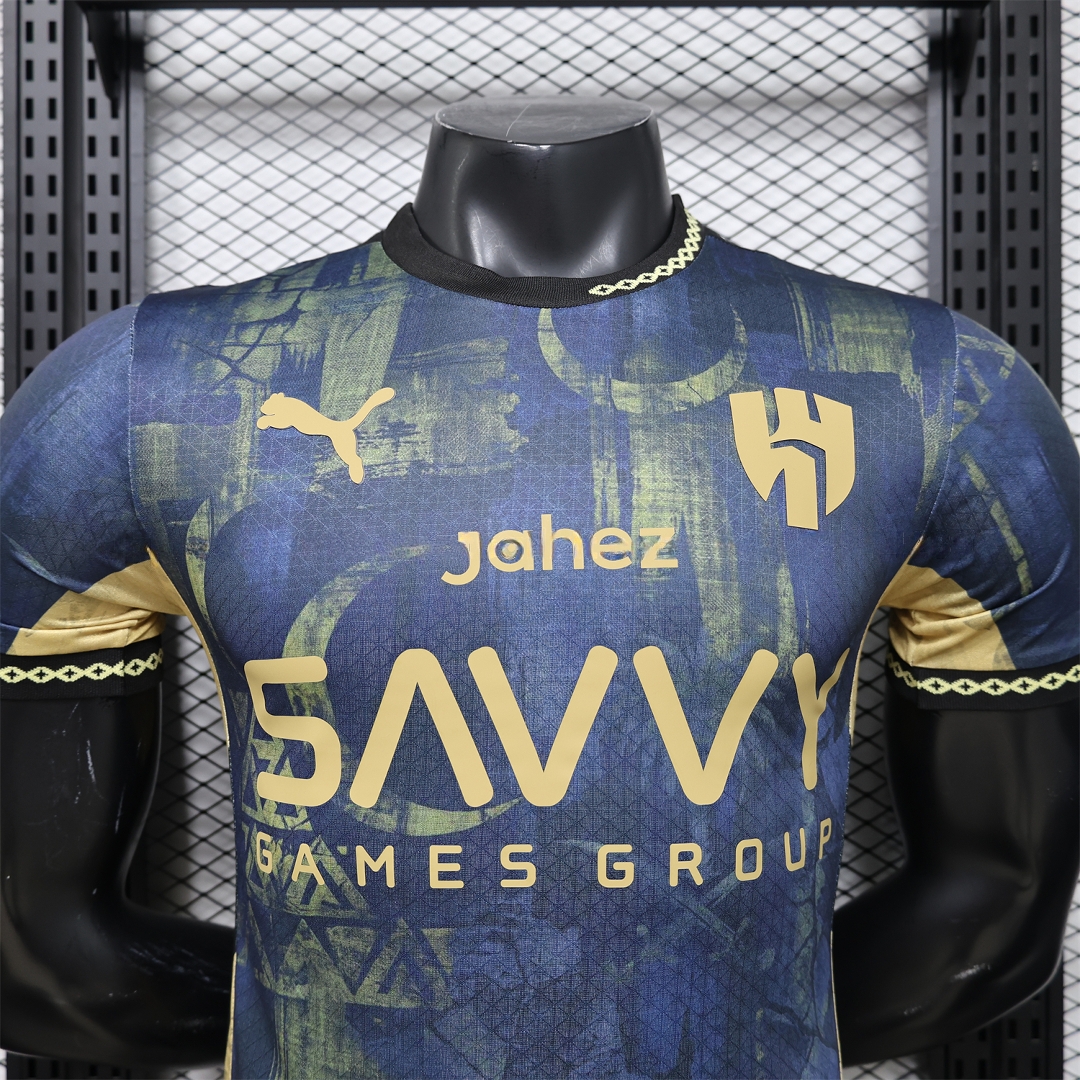 Al Hilal Riyadh Crescent 26-27 Navy blue Special Jersey - Player Version - UnitedFutballJersey