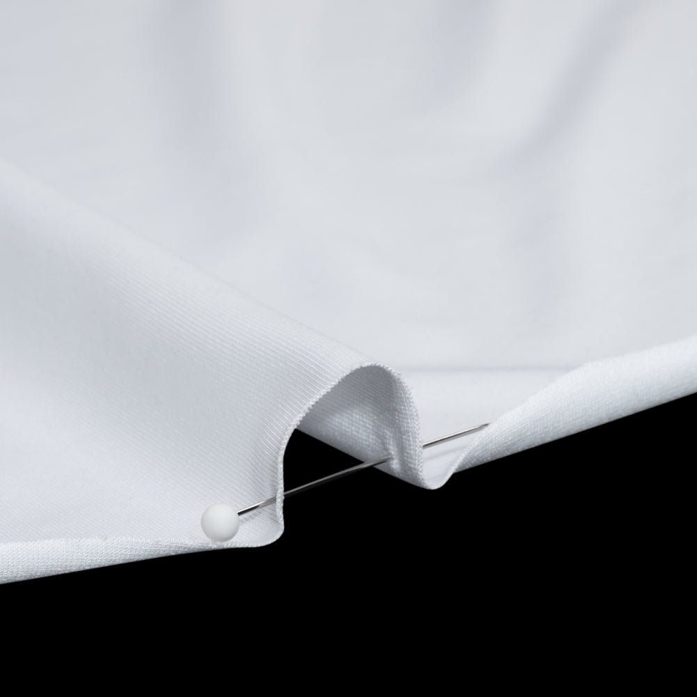 Stretch Recycled Polyester Jersey, Wicking with Odorless Finish - White - Joann Fabrics