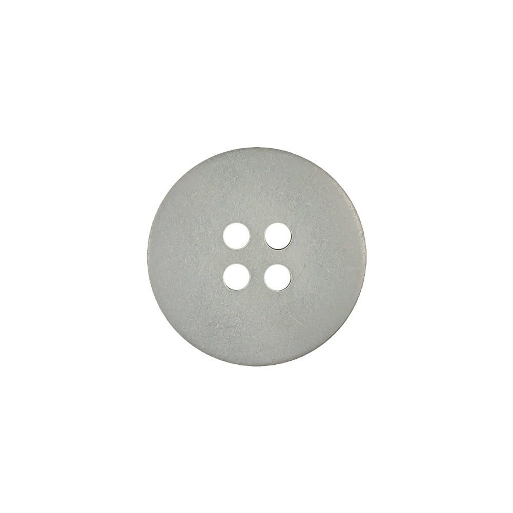 Italian Satin Silver 4-Hole Plastic Dish Button - 28L/18mm - Joann Fabrics