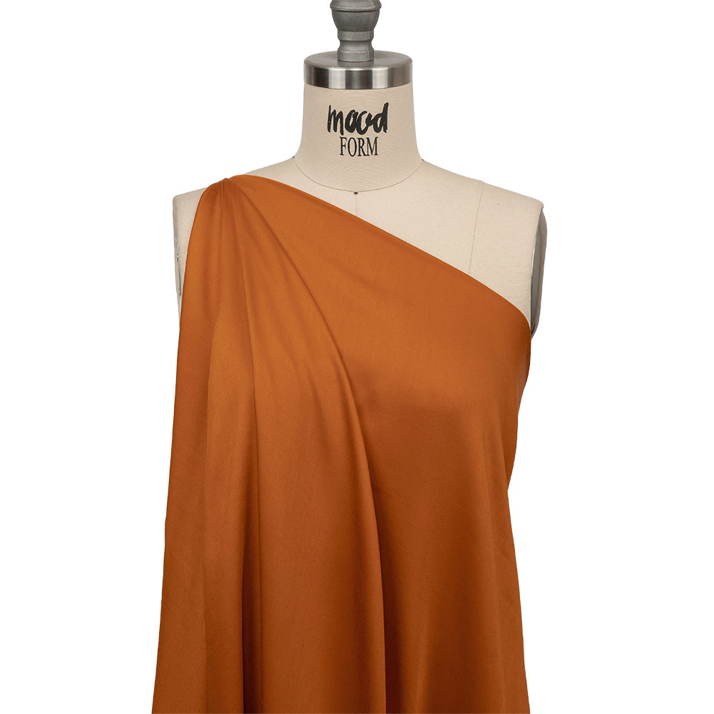 Rayon Challis - Harvest Pumpkin - Mood Exclusive Vivian Collection - Joann Fabrics