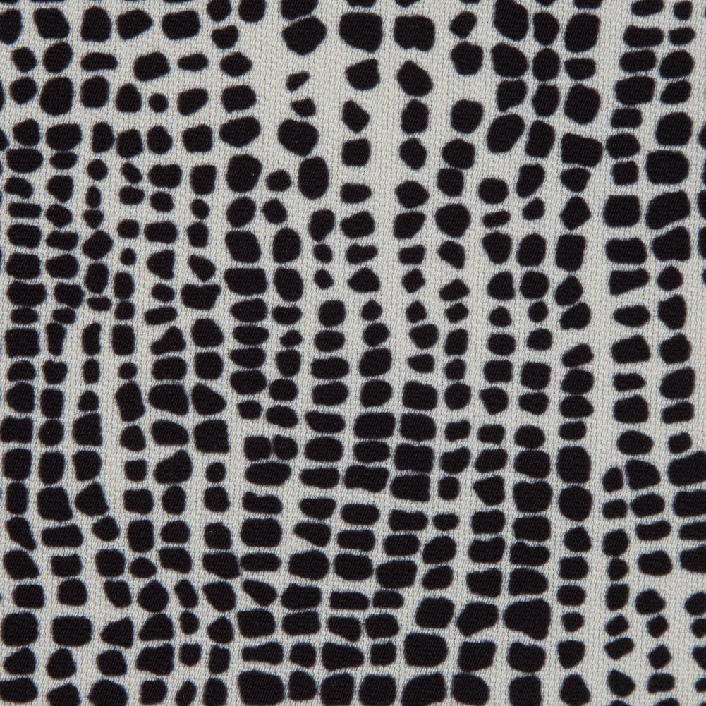 Italian Ivory Reptilian Digitally Printed Stretch Polyester - Joann Fabrics