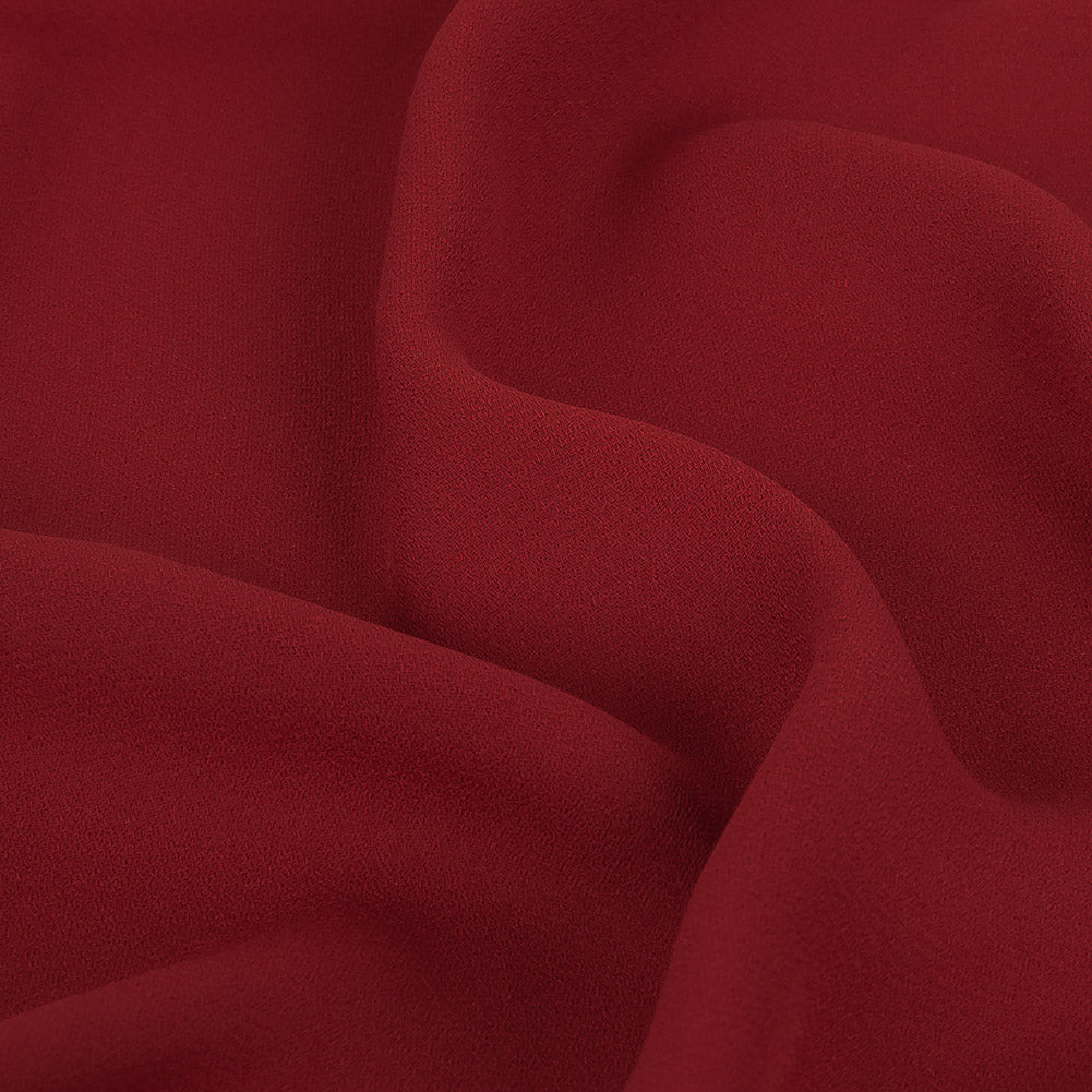 Rhythmic Red Polyester Georgette - Joann Fabrics