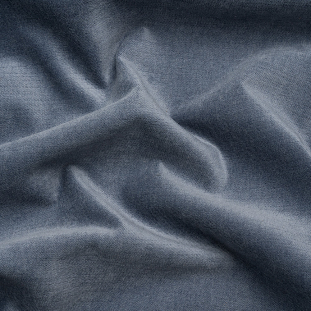 Polyester and Cotton Upholstery Velvet - Denim - Corry Collection - Joann Fabrics