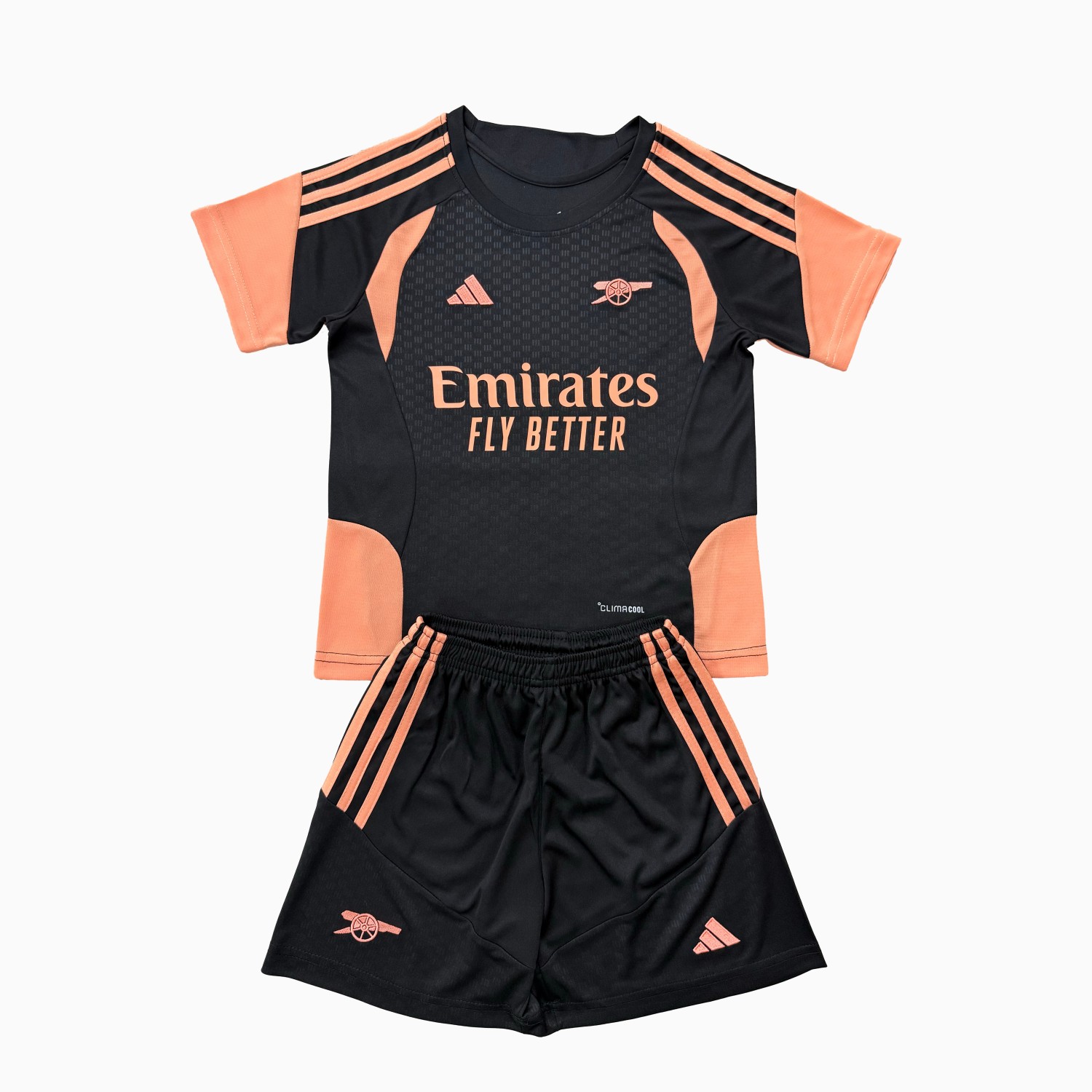 Arsenal 26-27 Black Short-Sleeve Training Set - UnitedFutballJersey