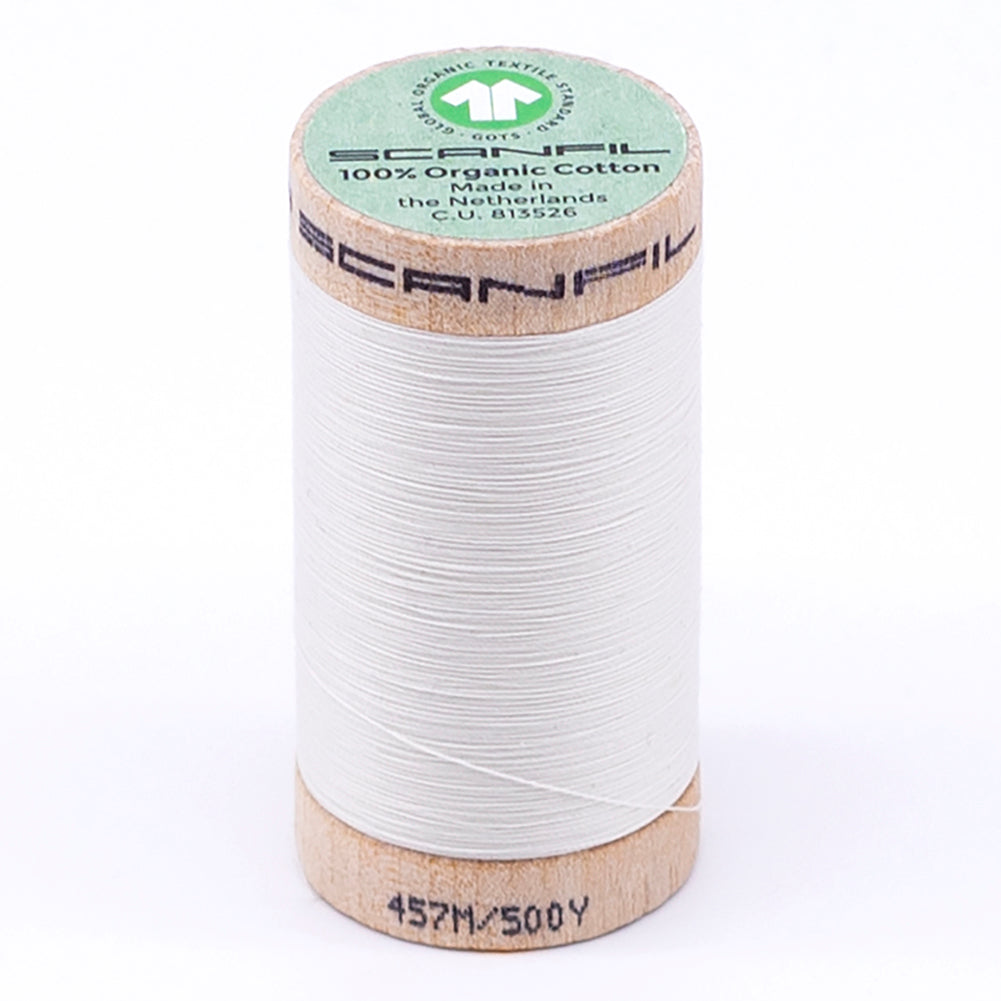 SCANFIL® 50wt Organic Pima Cotton Thread 500 yds - 4801 Coconut Milk - Joann Fabrics