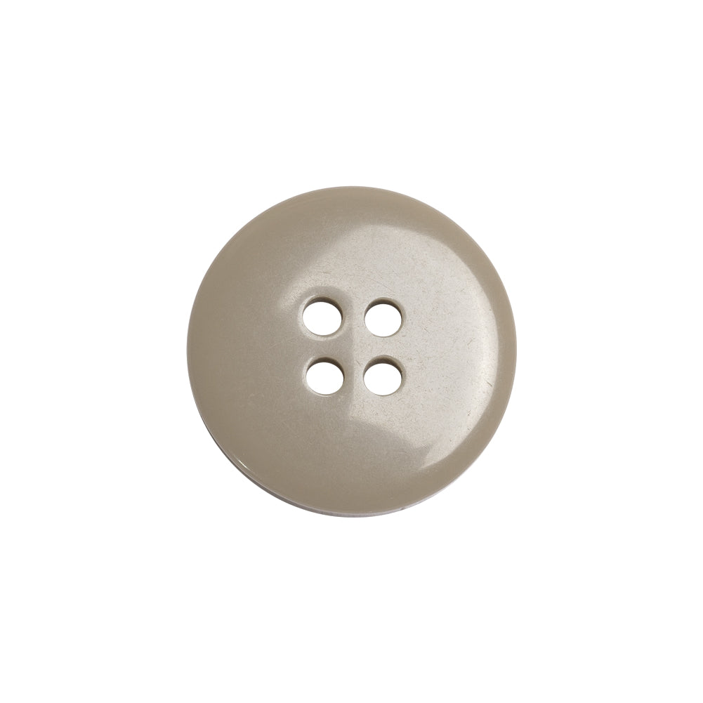 Famous NYC Designer Greige Rolled Rim Plastic 4-Hole Button - 32L/20mm - Joann Fabrics