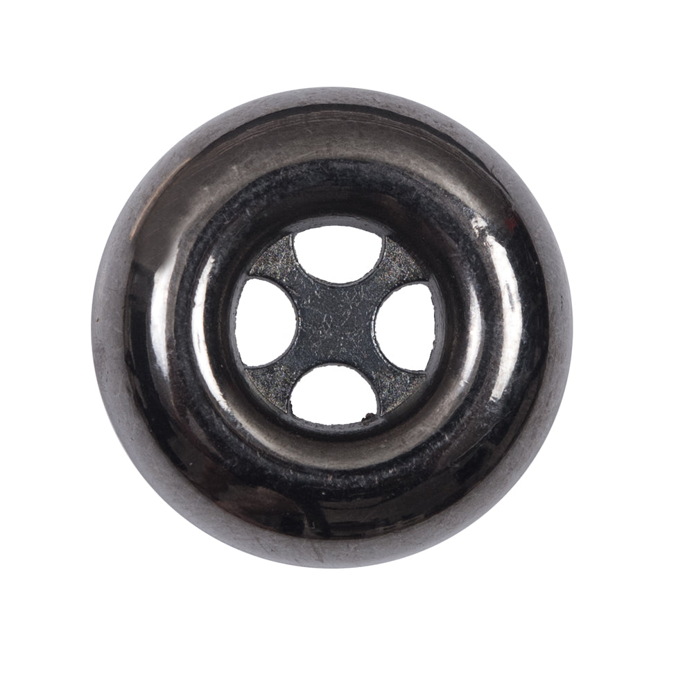 Italian Gunmetal 4-Hole Metal Button - 44L/28mm - Joann Fabrics
