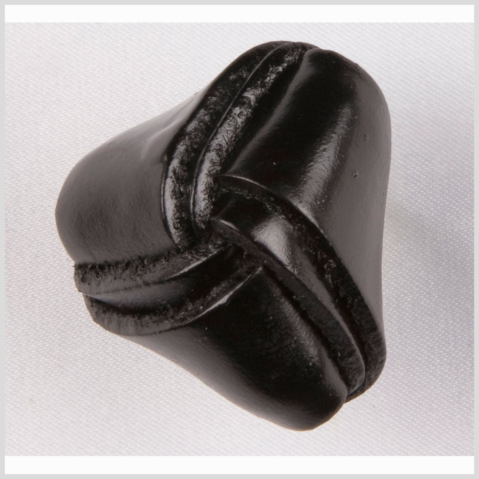 Black Leather Button - 36L/23mm - Joann Fabrics