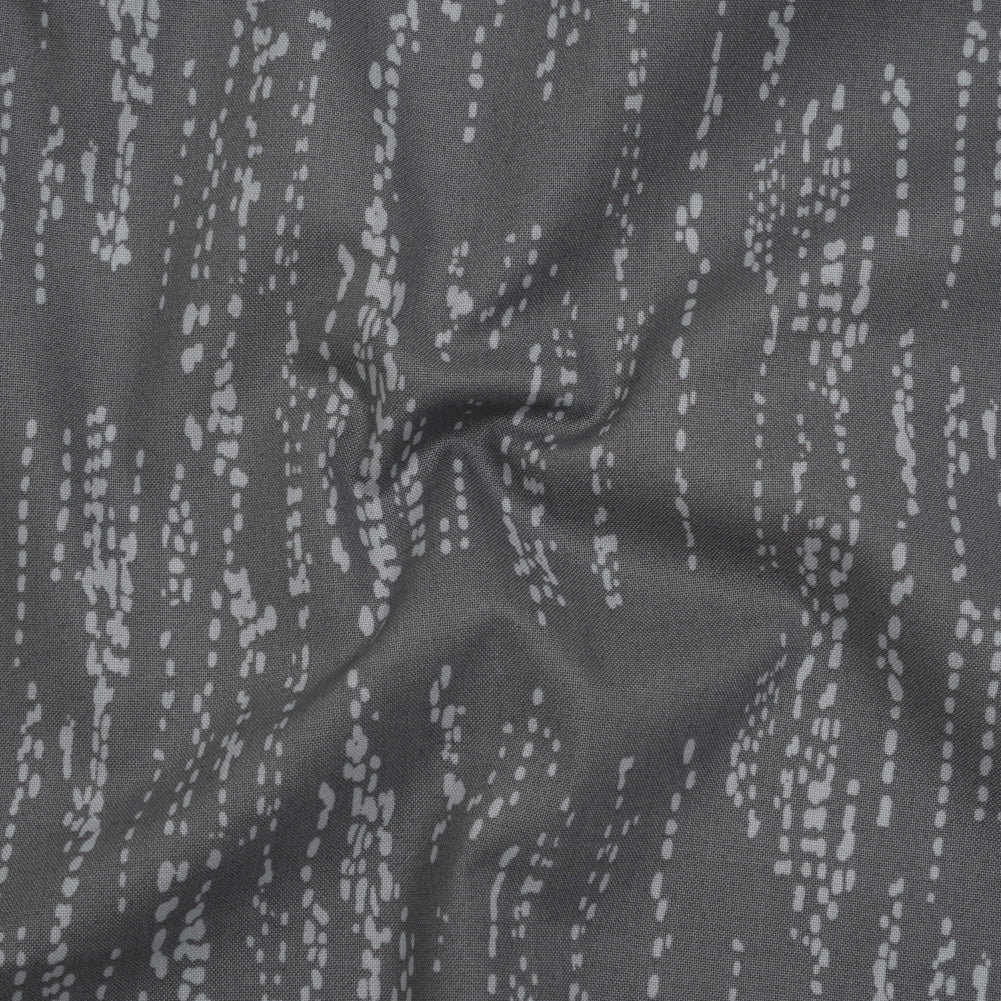 Printed Quilting Cotton by Ghazal Razavi for FIGO Studio - Gray Grass Patch - Seasons Basics Collection - Joann Fabrics
