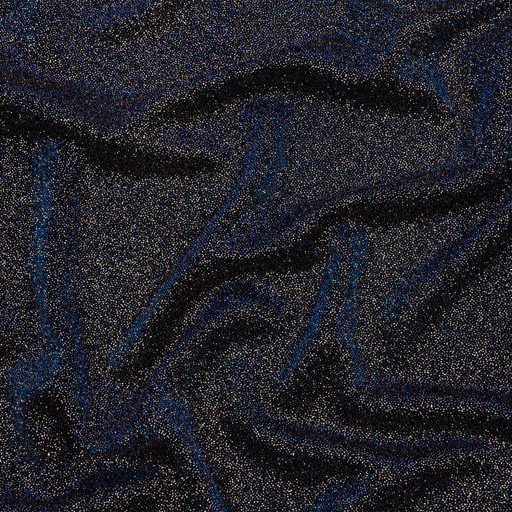Nylon Knit with All-Over Glitter - Electric Blue - Sun Streams Collection - Joann Fabrics
