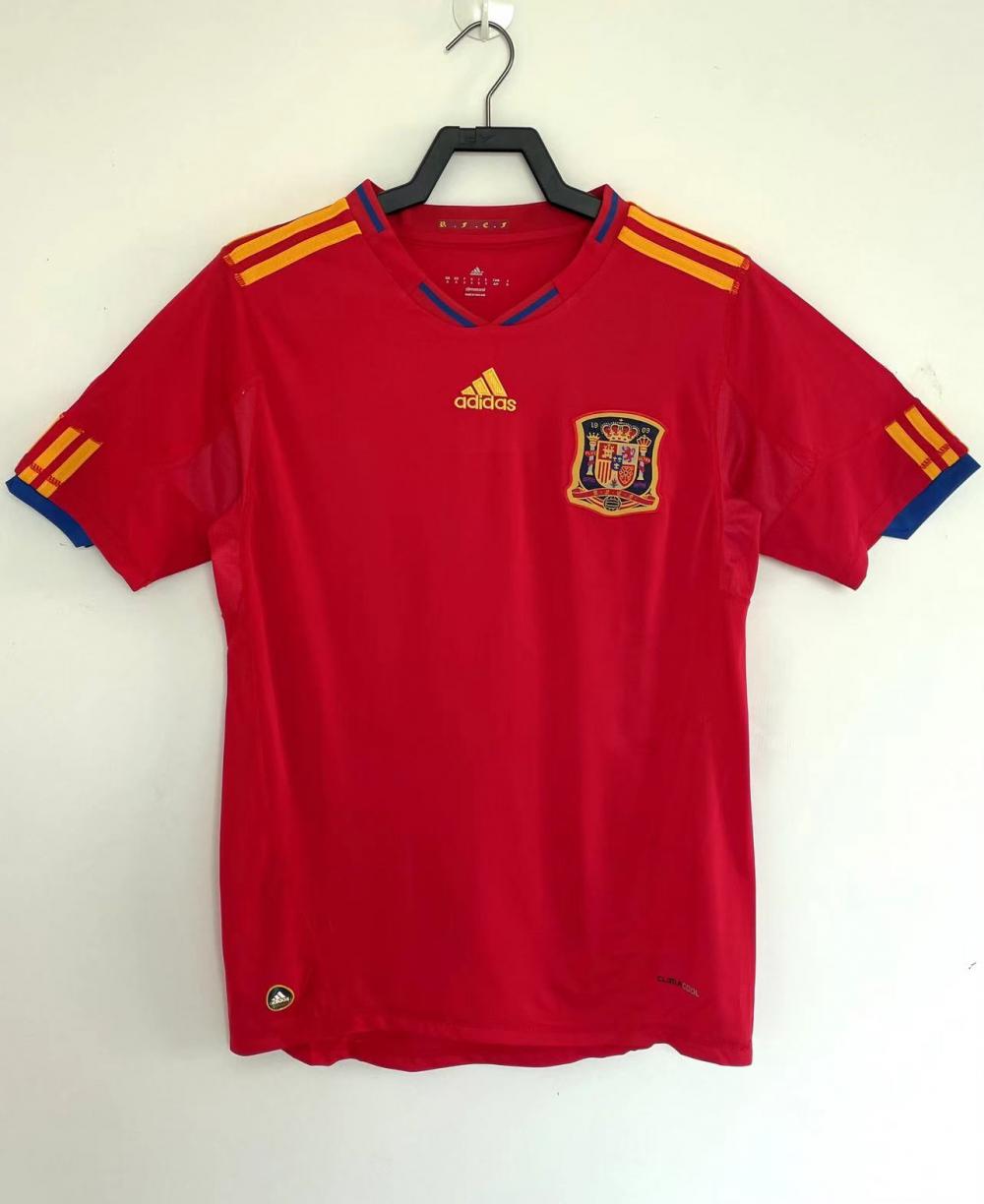 2010 Retro Spain Home Soccer Shirt 1:1 Thai Quality
