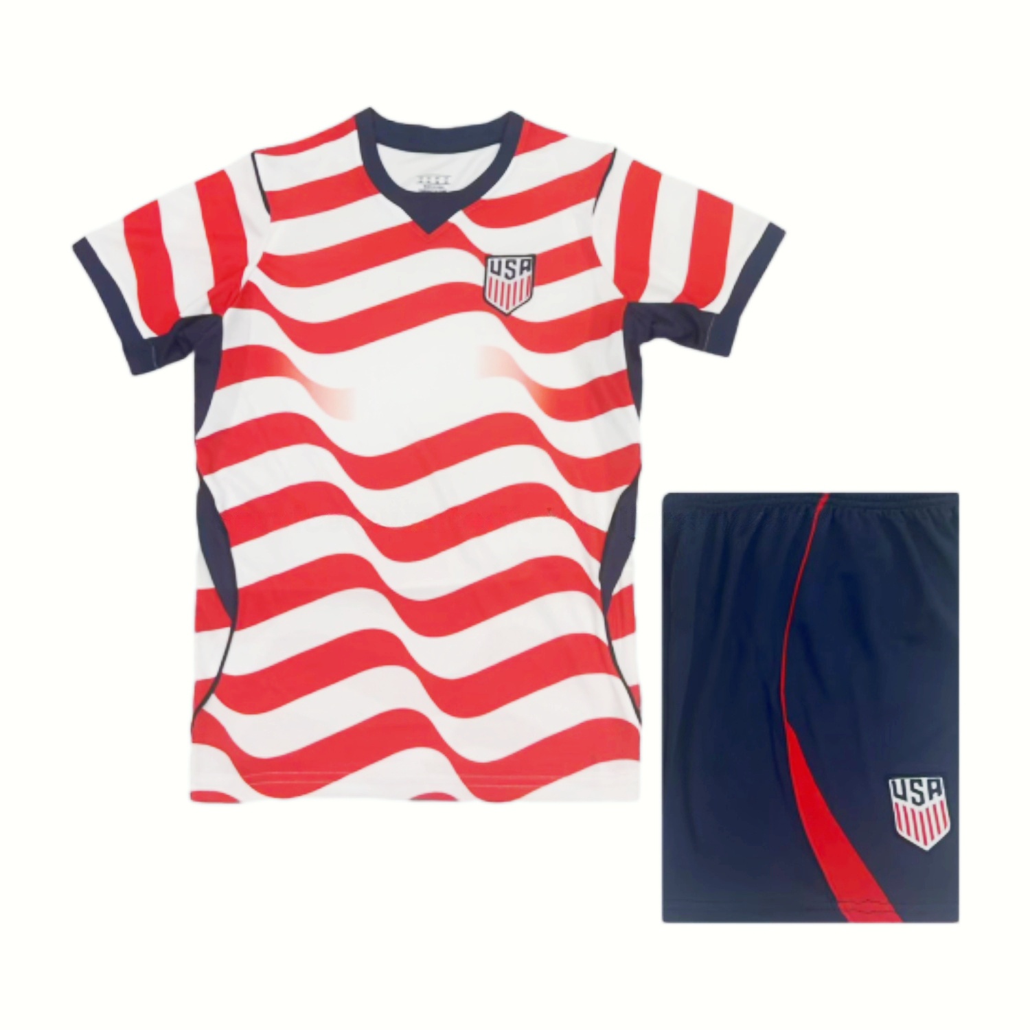 【Chest Blank】United States USA 2026 Home Kids Kit - UnitedFutballJersey