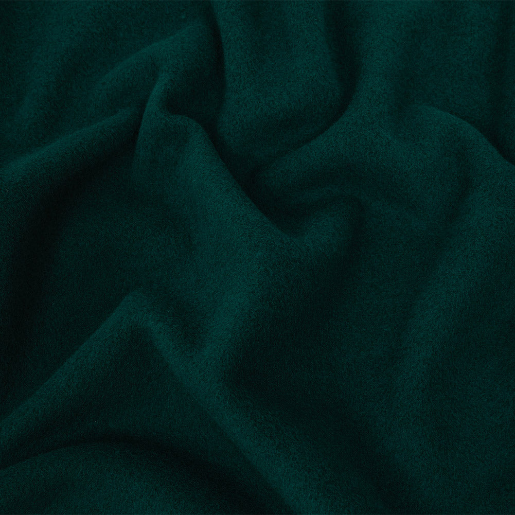 Wool and Cashmere Coating Made in Italy - Dark Teal - Alberini Collection - Joann Fabrics