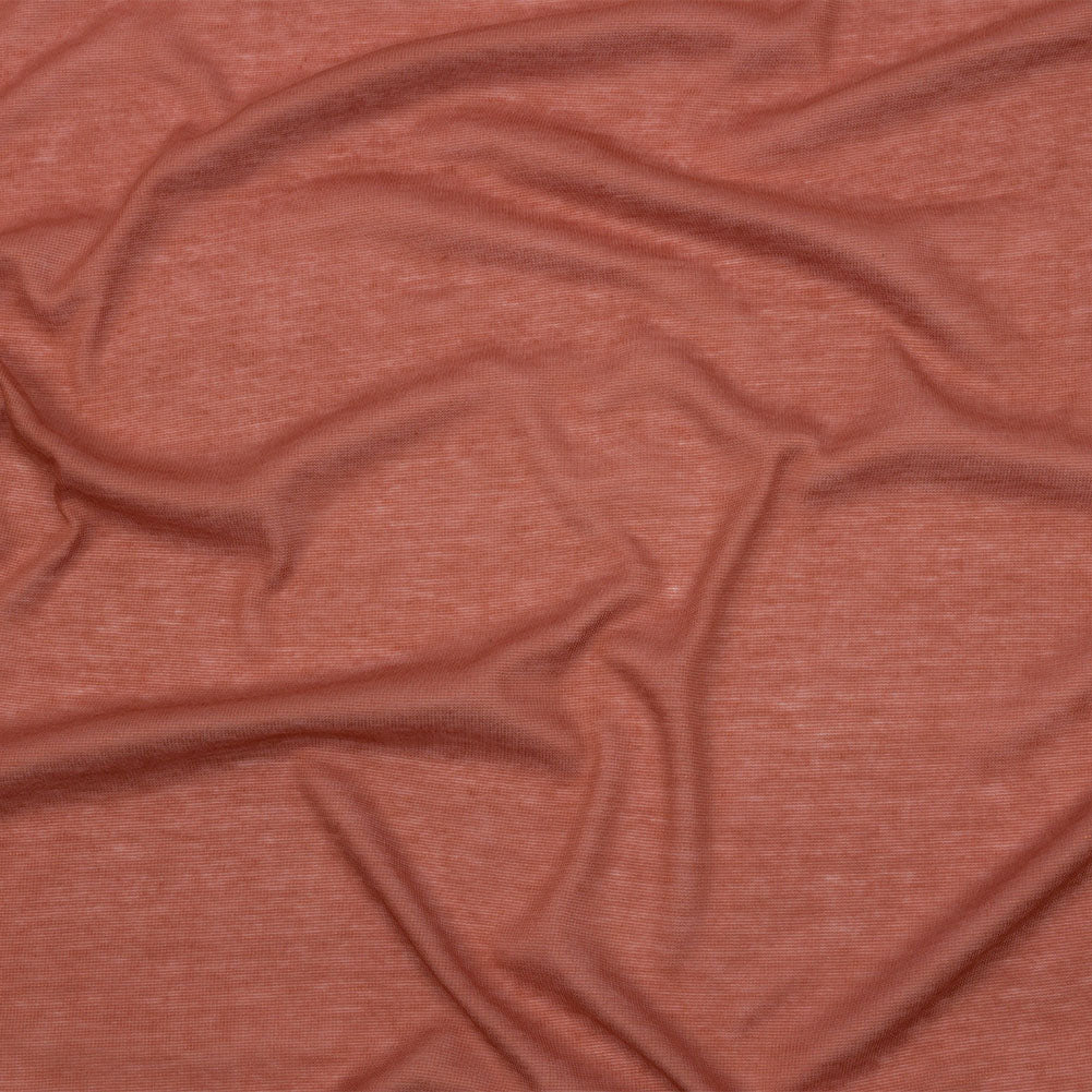 Famous Designer Terracotta Viscose and Cotton Lightweight Interlock Knit - Joann Fabrics