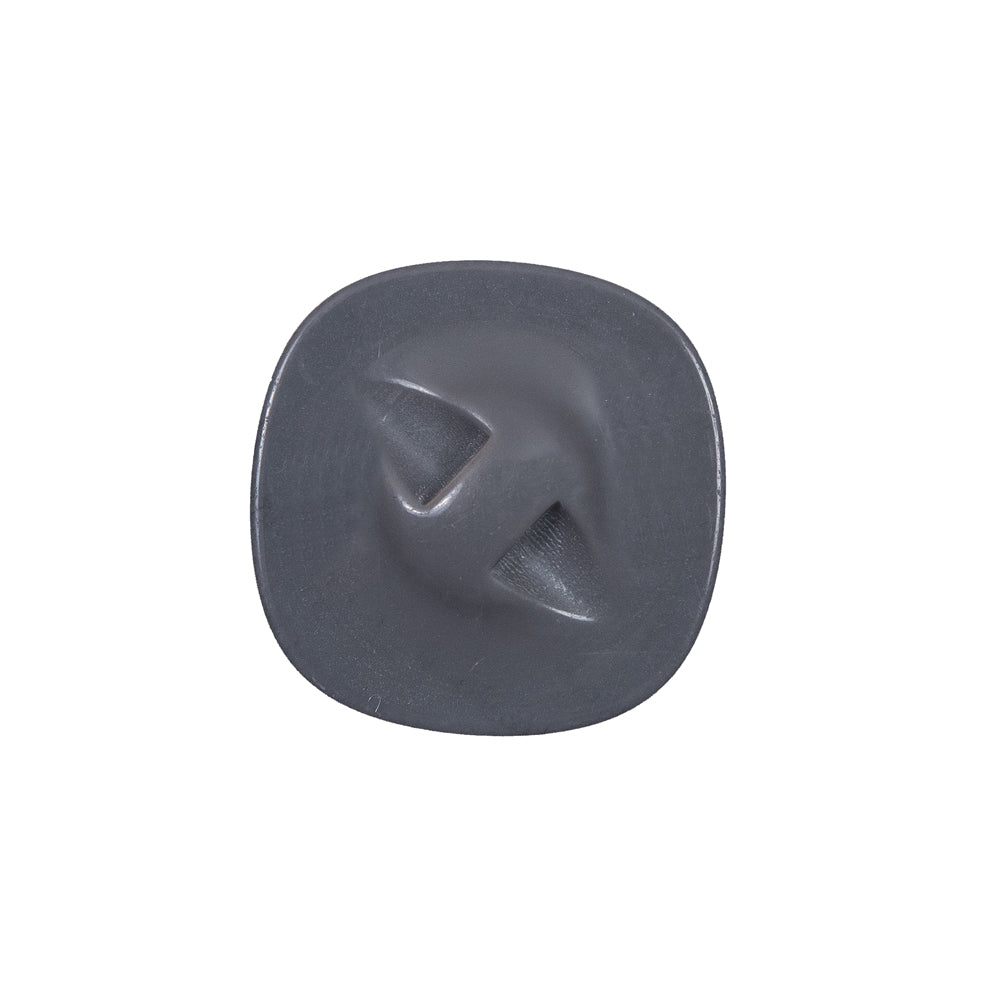 Shiny Charcoal Plastic Self Shank Button - 32L/20mm - Joann Fabrics