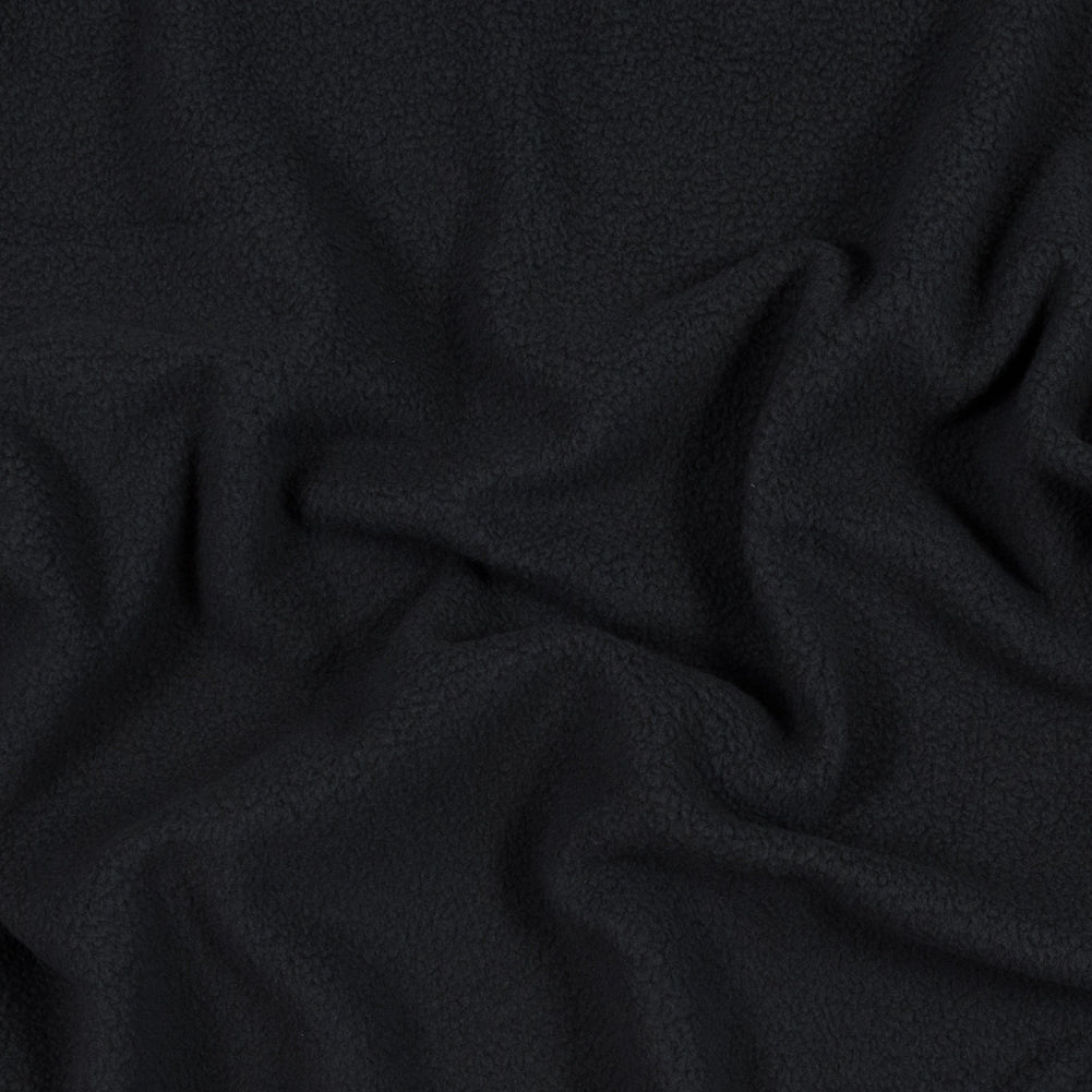 Graphite and Coal Heather Sherpa Fleece - Joann Fabrics