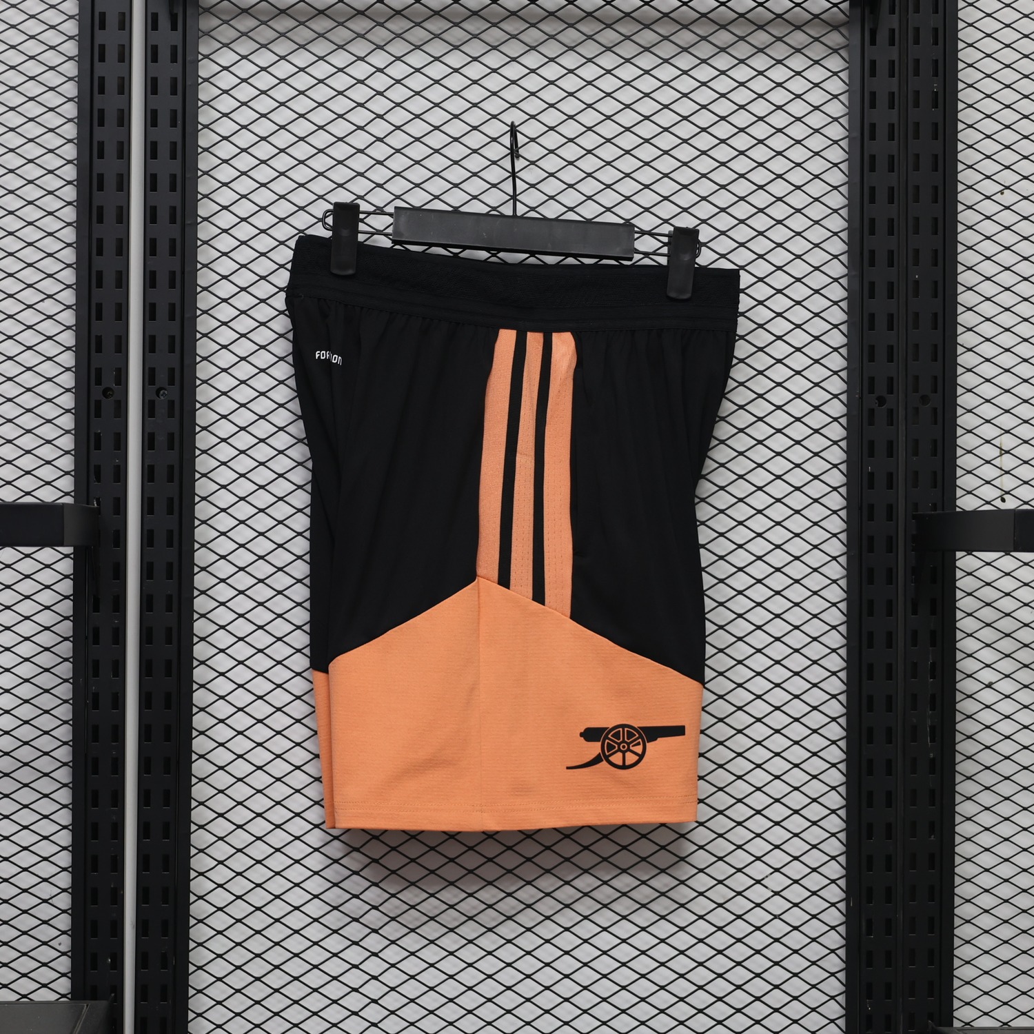 Arsenal 26-27 Black Orange Shorts - Player Version - UnitedFutballJersey