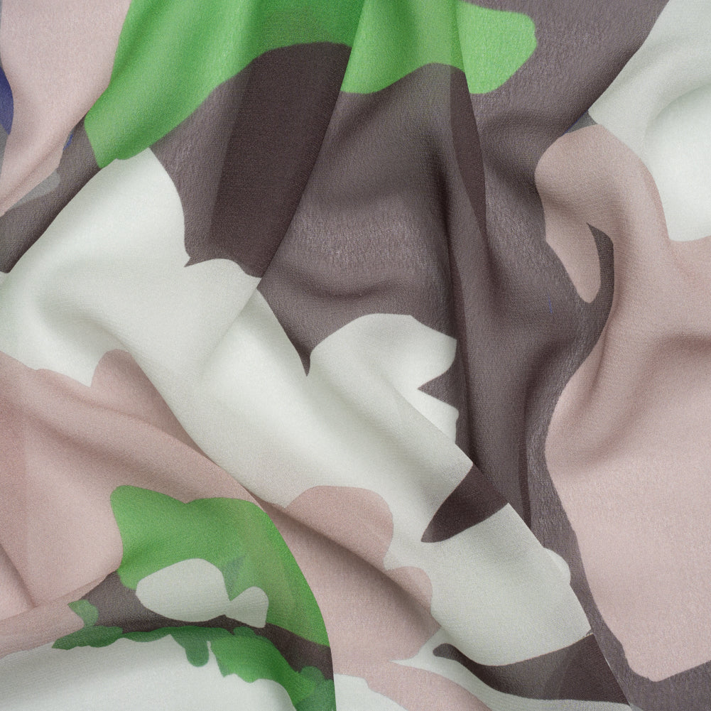 Mood Exclusive Taupe Garden Giants Viscose Chiffon - Joann Fabrics