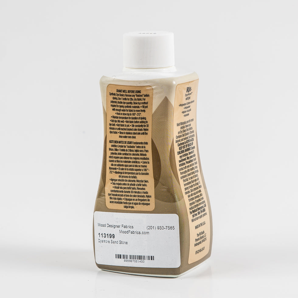 Rit DyeMore Synthetic Fiber Dye - Sand Stone - 7oz Bottle - Joann Fabrics