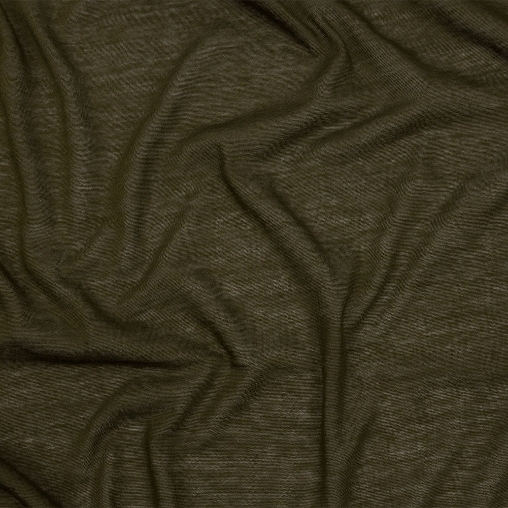 Famous Designer Seaweed Green Featherweight Cotton Jersey - Joann Fabrics