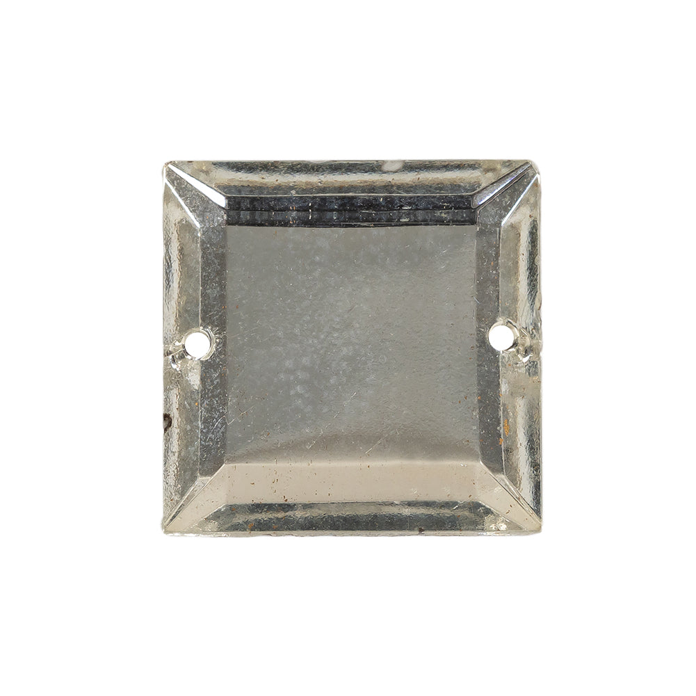Vintage Crystal Sew-On Beveled Square Ornament with Gold Backing - 50L/23mm - Joann Fabrics