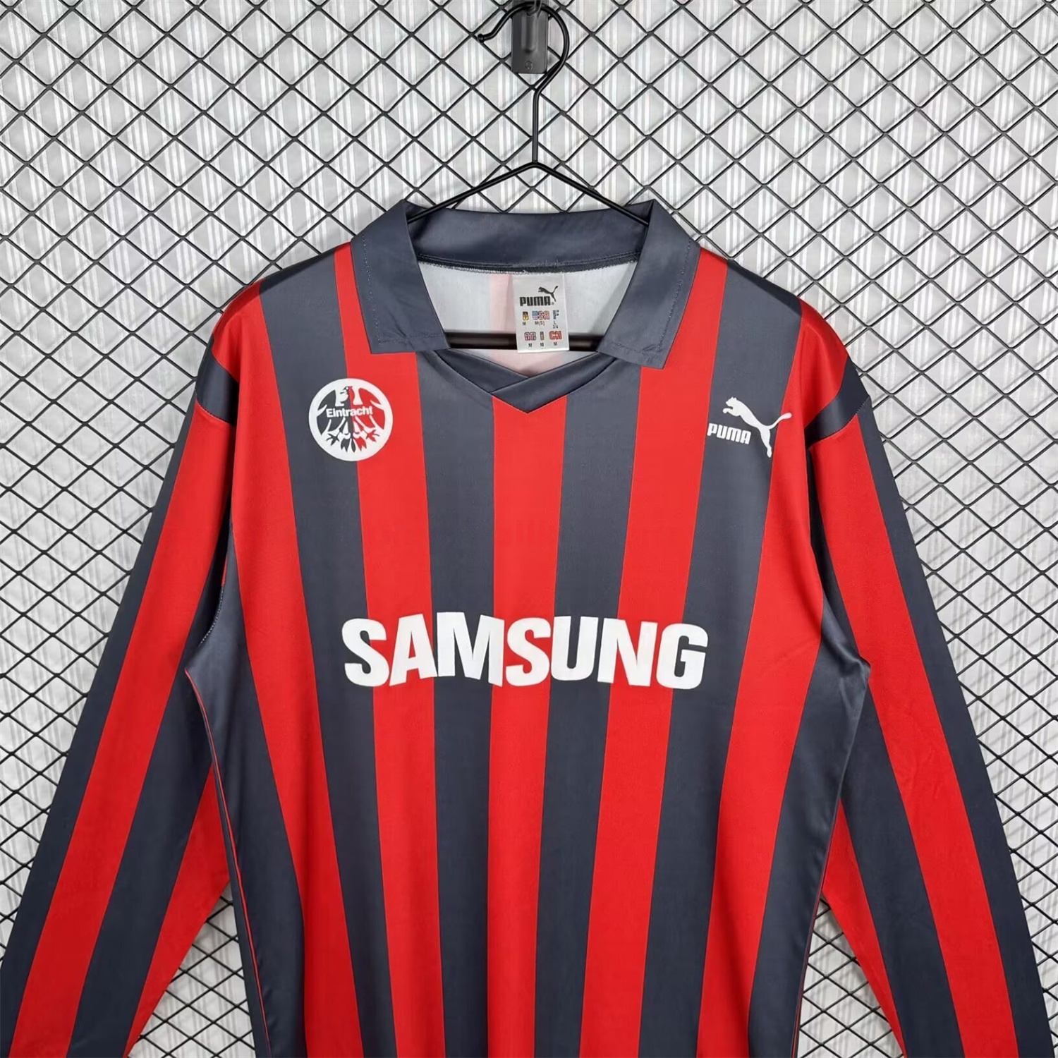 Retro Frankfurt 1991-92 Home Long Sleeves Jersey - UnitedFutballJersey