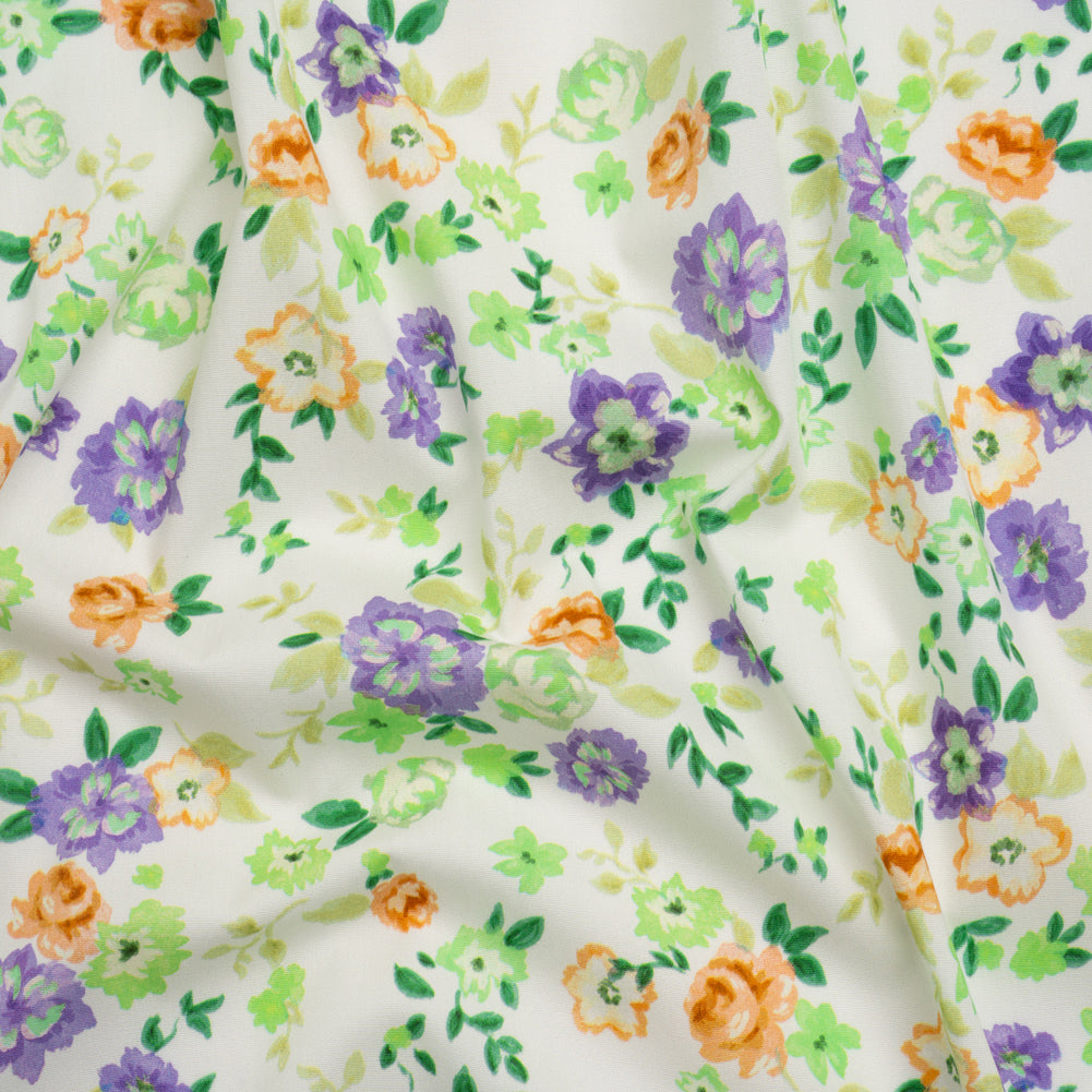 Mood Exclusive White Inch by Inch Stretch Cotton Poplin - Joann Fabrics