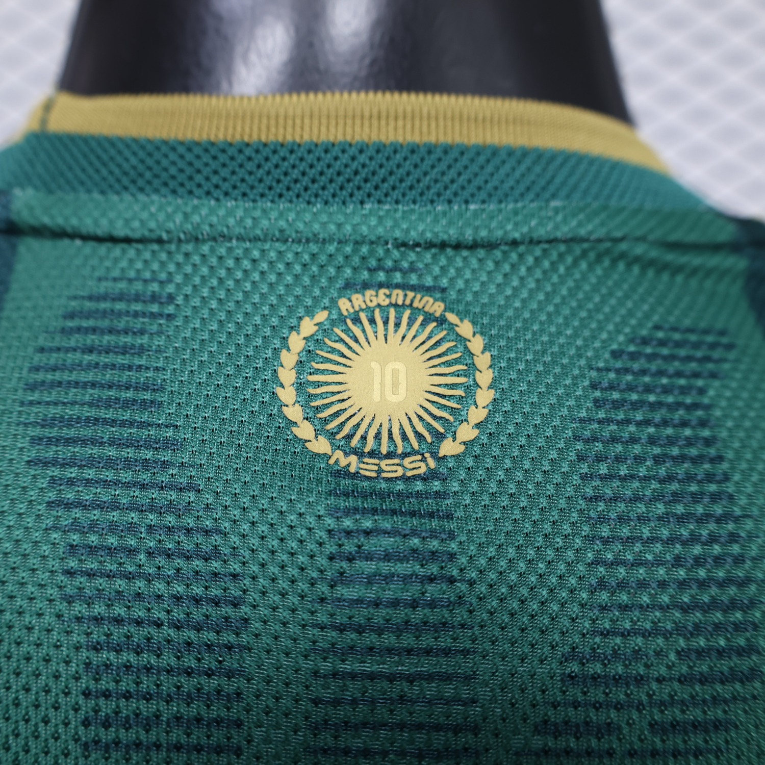 Argentina 2026 Messi Last Match Anniversary Green Goalkeeper Long Sleeves Jersey - Player Version - UnitedFutballJersey