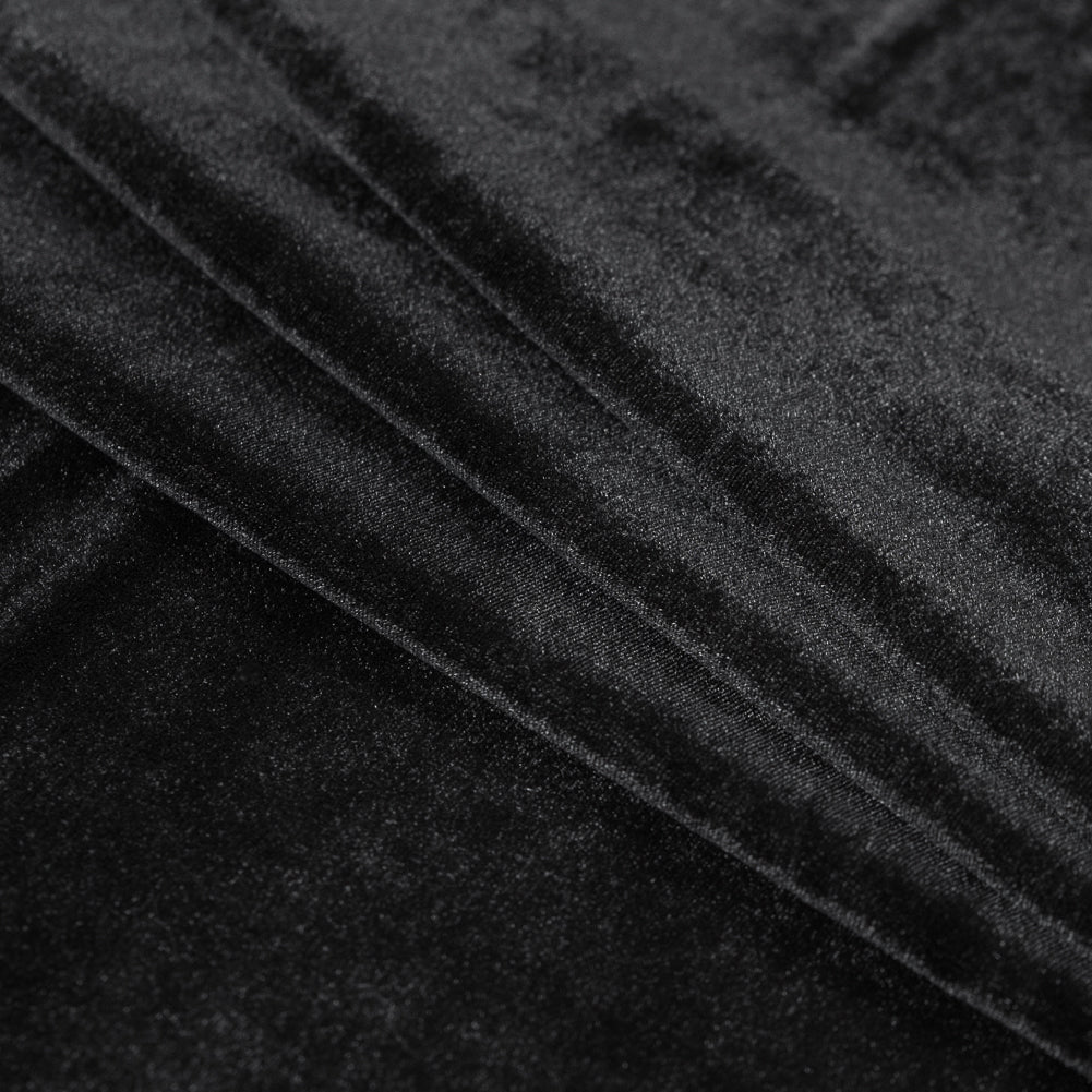 Stretch Velour - Black - Persica Collection - Joann Fabrics