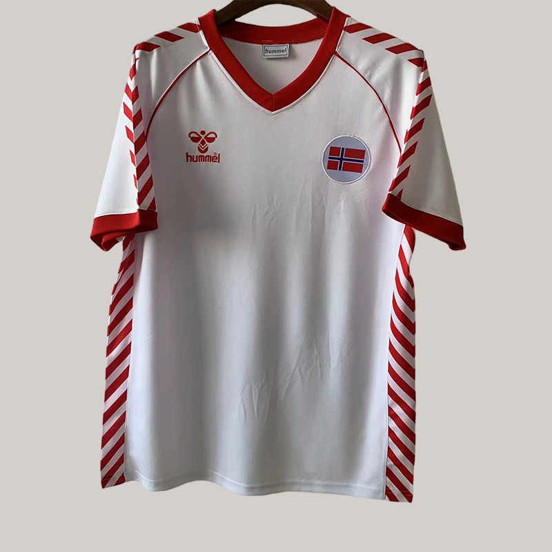1984 Retro Norway National Team Away Football Shirt 1:1 Thai Quality
