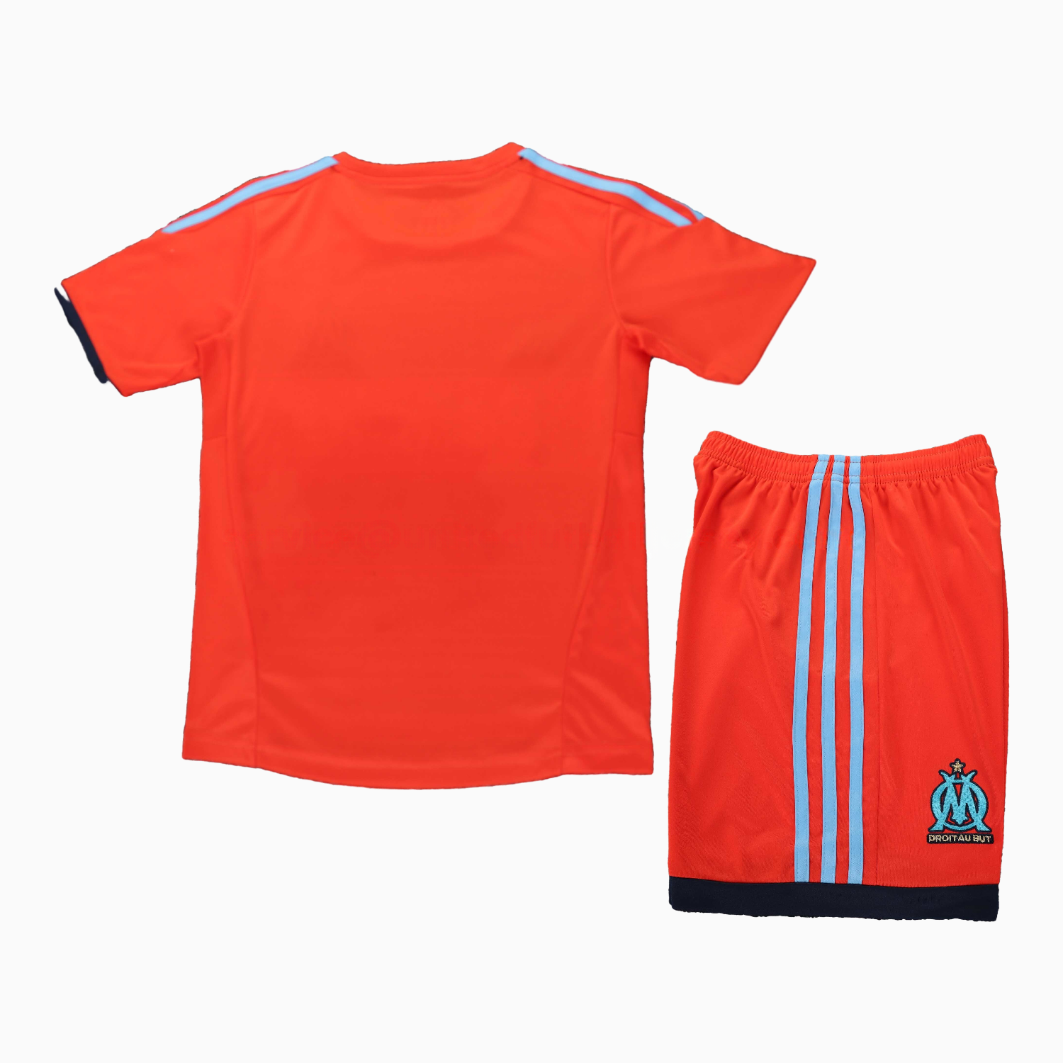 Retro Marseille 2011-12 Home Kids Kit - UnitedFutballJersey