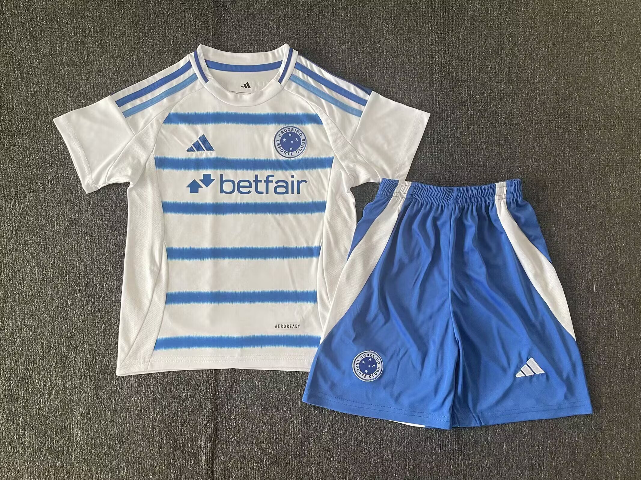2025/2026 Cruzeiro Away Football Jersey 1:1 Thai Quality Kids Size