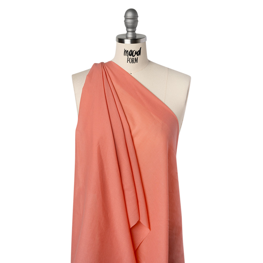 Cotton Voile Lining - Georgia Peach - Famous Australian Designer Deadstock - Joann Fabrics