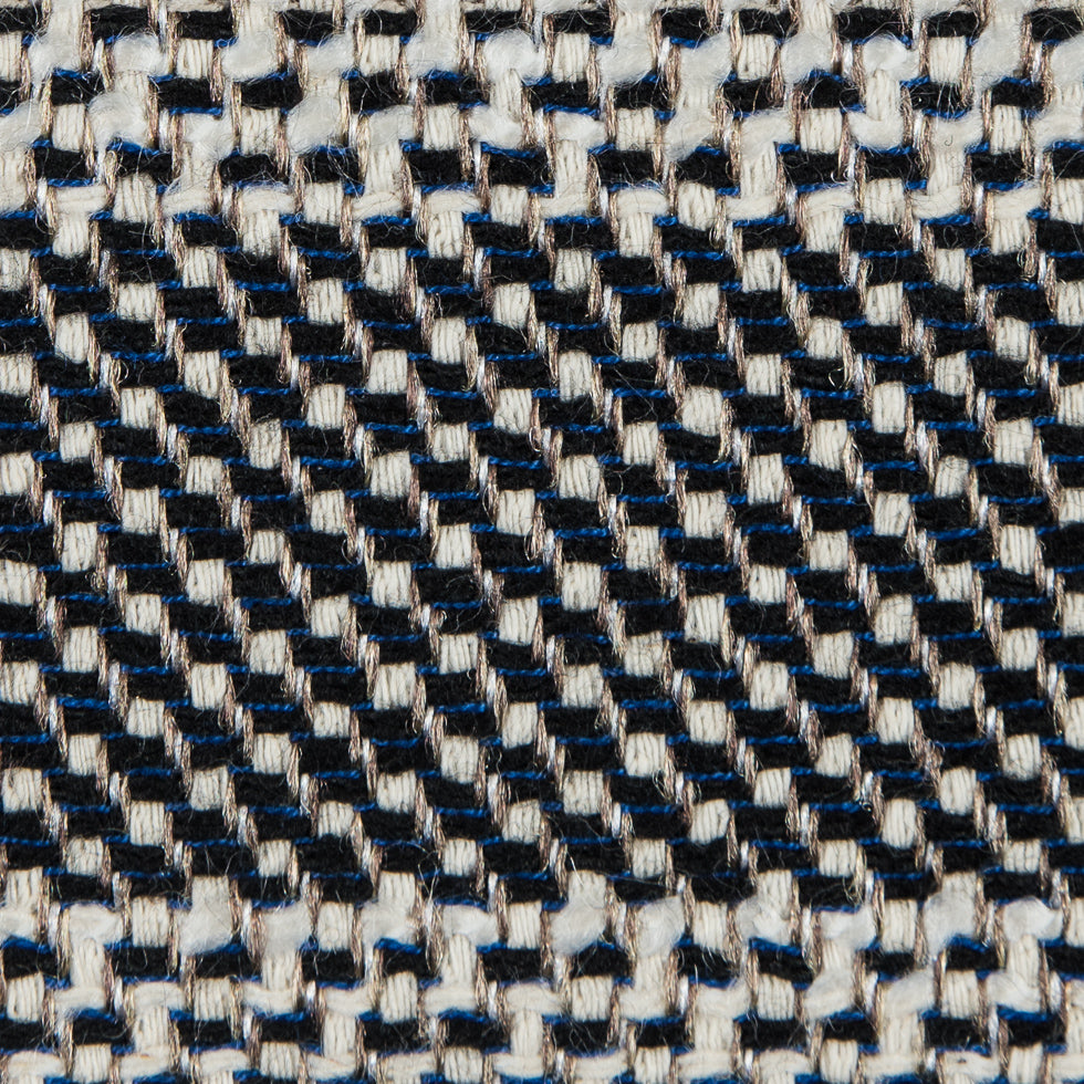 Whisper White/Navy/Royal Blue Striped Tweed - Joann Fabrics