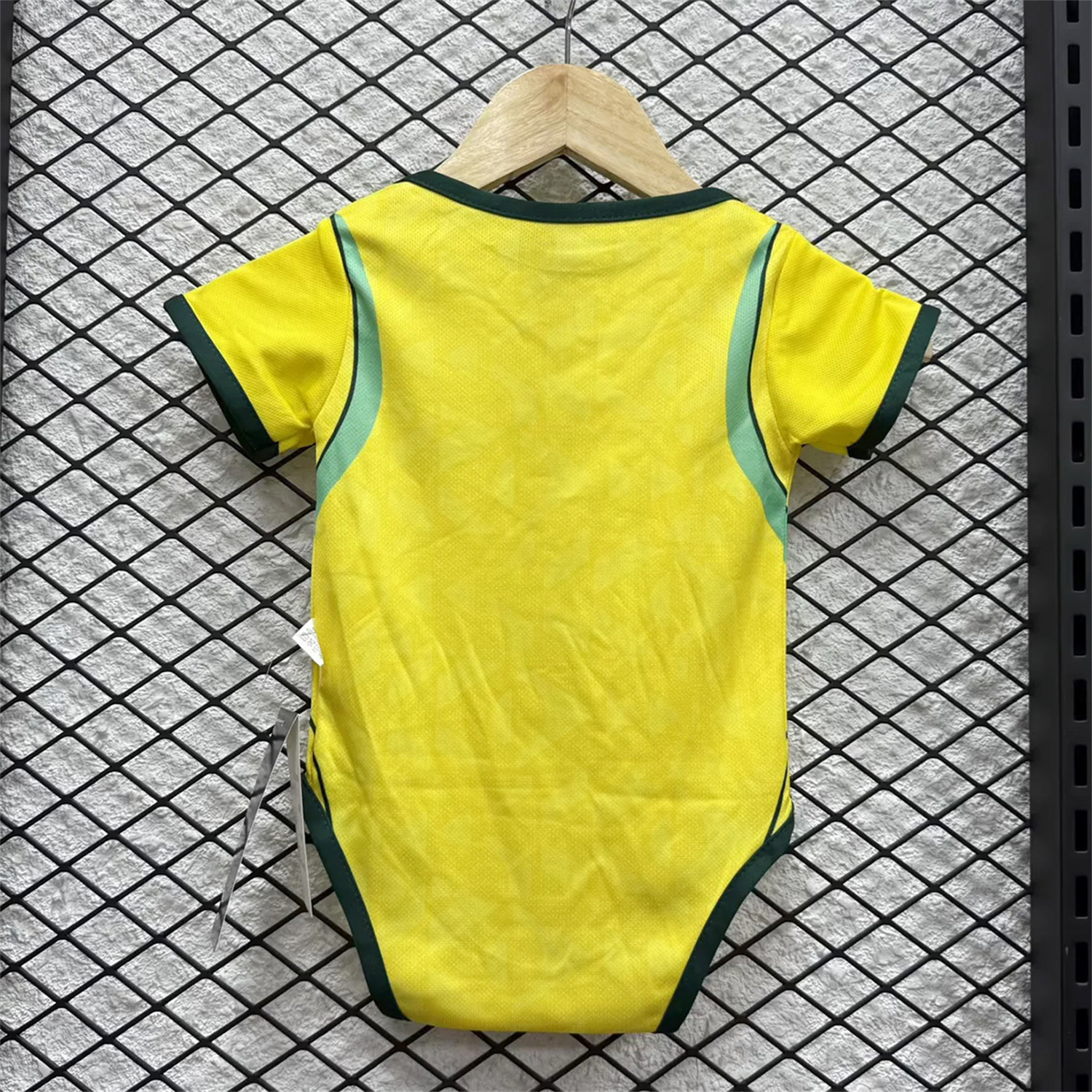 Brazil 2026 Home Baby Crawling Suit - UnitedFutballJersey